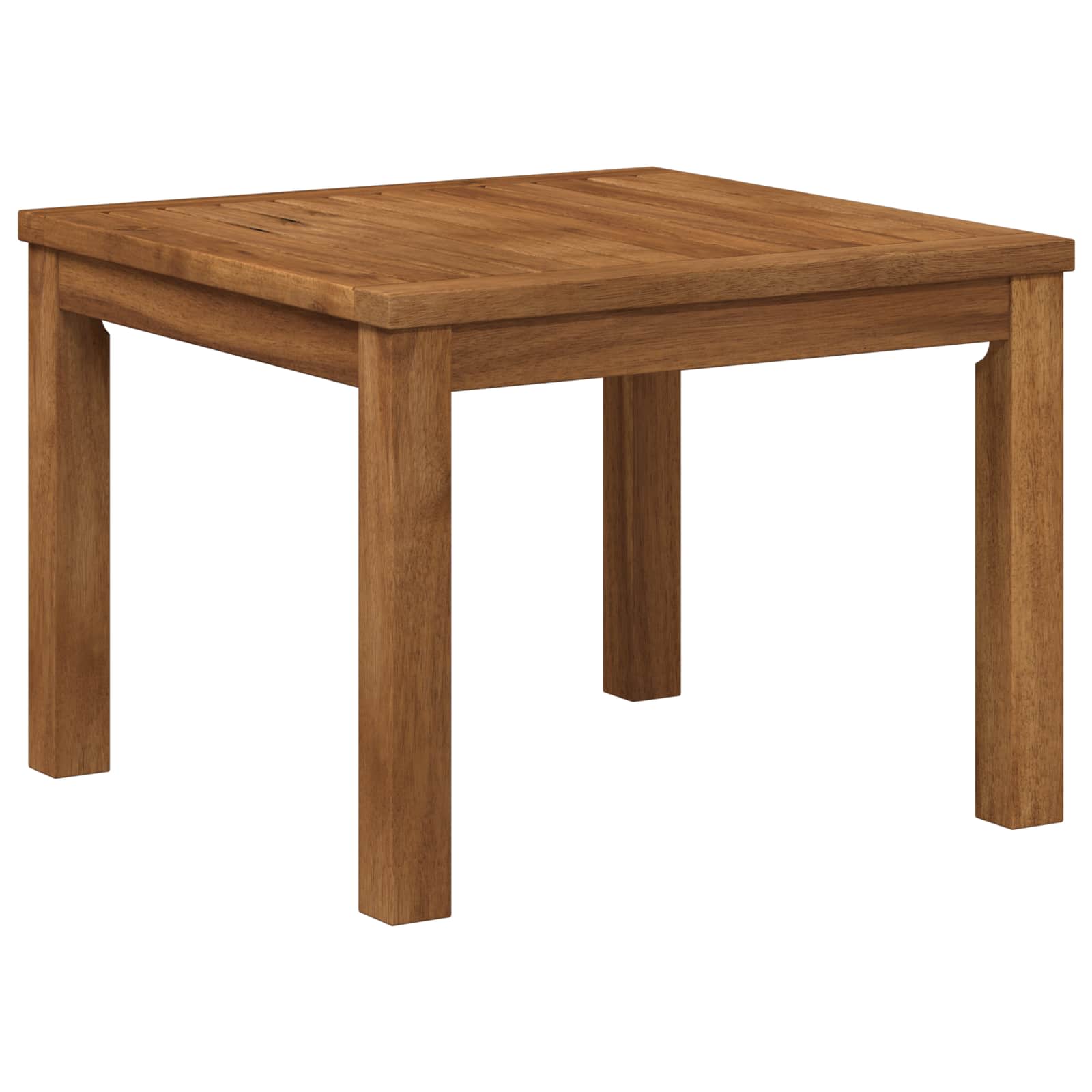 Coffee Table Natural 49 x 48.5 x 36 cm Solid Acacia Wood