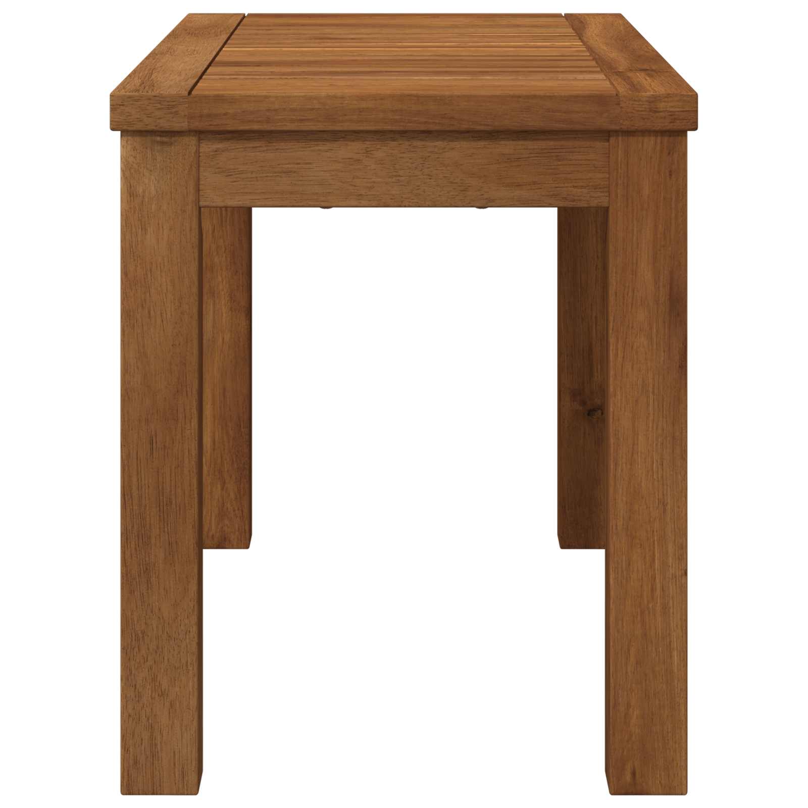 Coffee Table Natural 60.5 x 30 x 36 cm Solid Acacia Wood