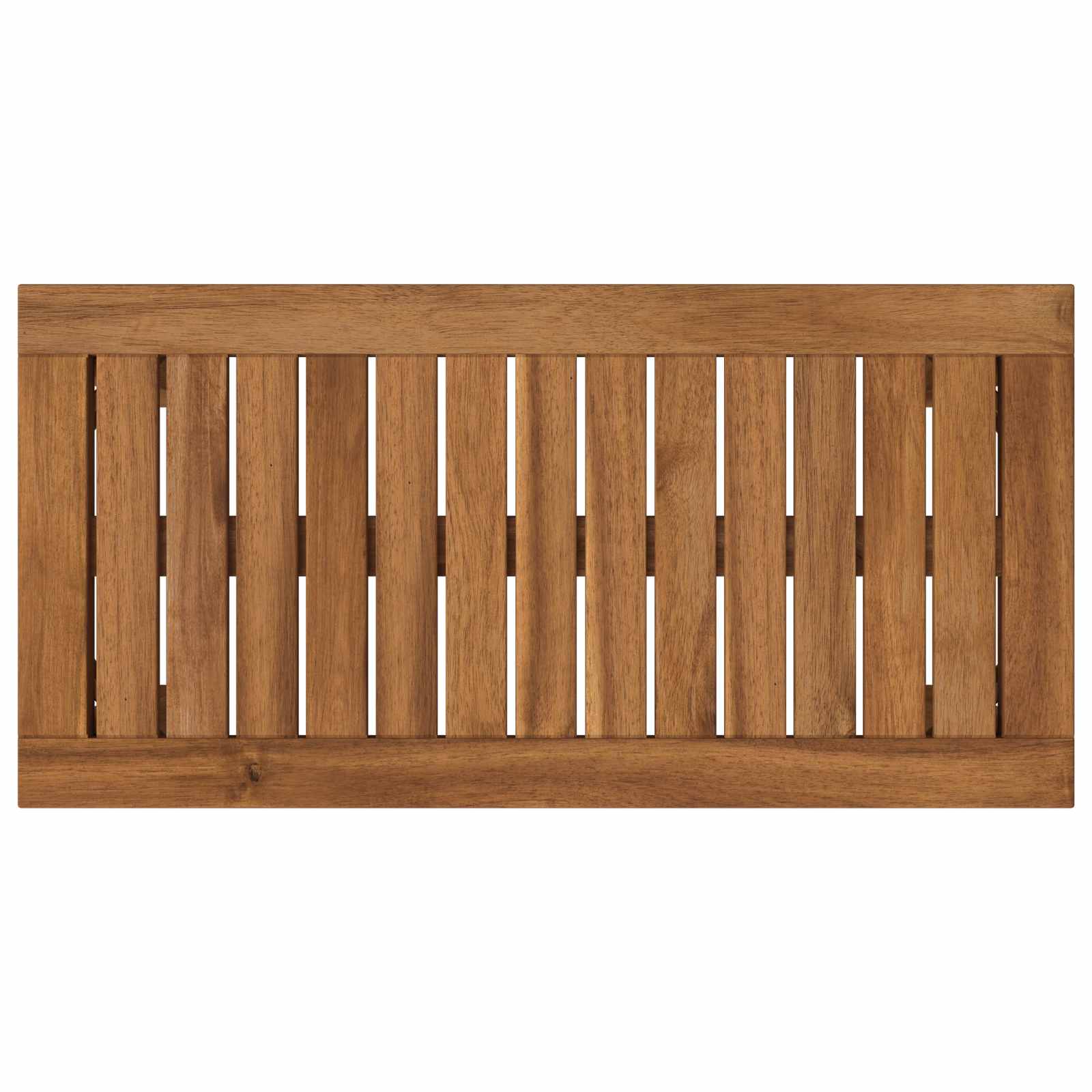 Coffee Table Natural 60.5 x 30 x 36 cm Solid Acacia Wood