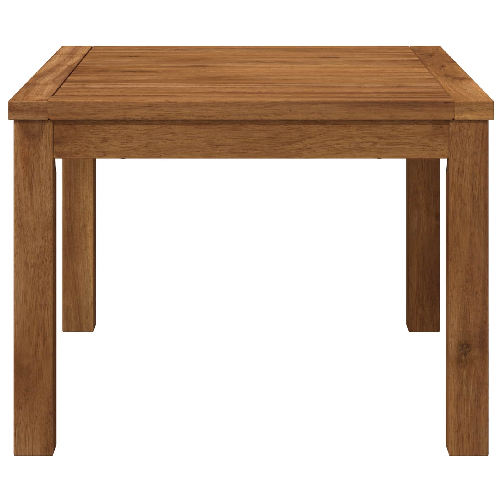 Coffee Table Natural 49 x 60.5 x 36 cm Solid Acacia Wood