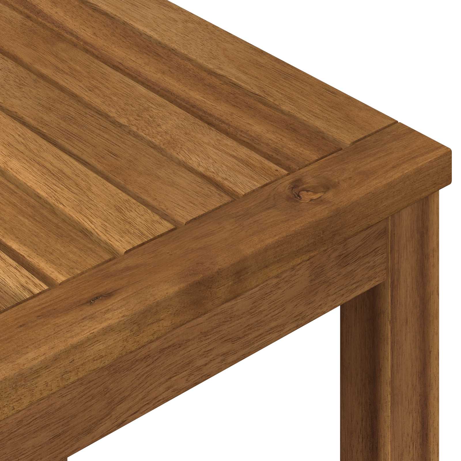 Coffee Table Natural 80 x 80.5 x 45 cm Solid Acacia Wood