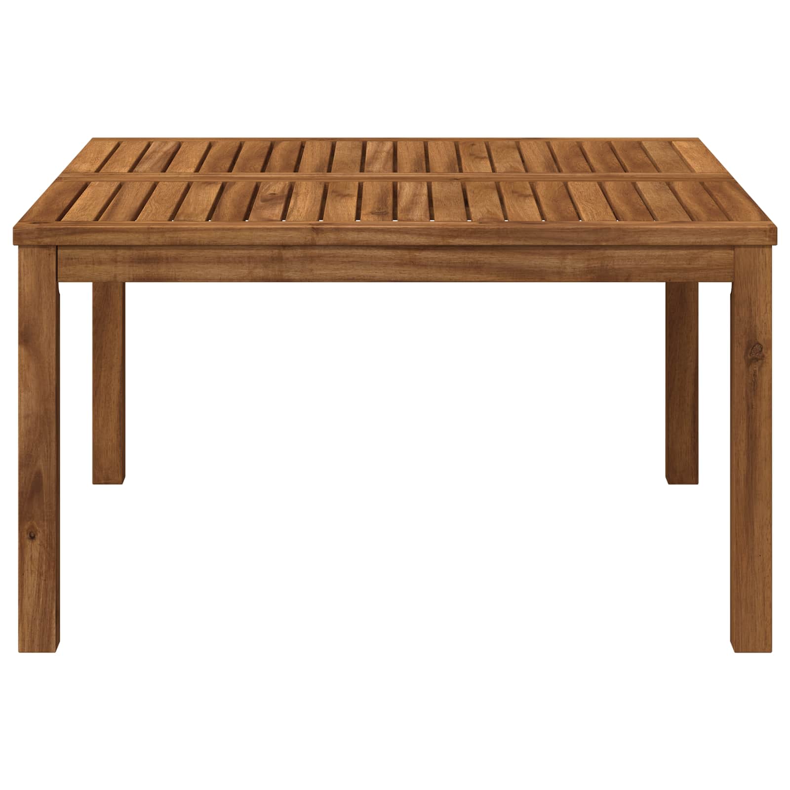 Coffee Table Natural 80 x 80.5 x 45 cm Solid Acacia Wood