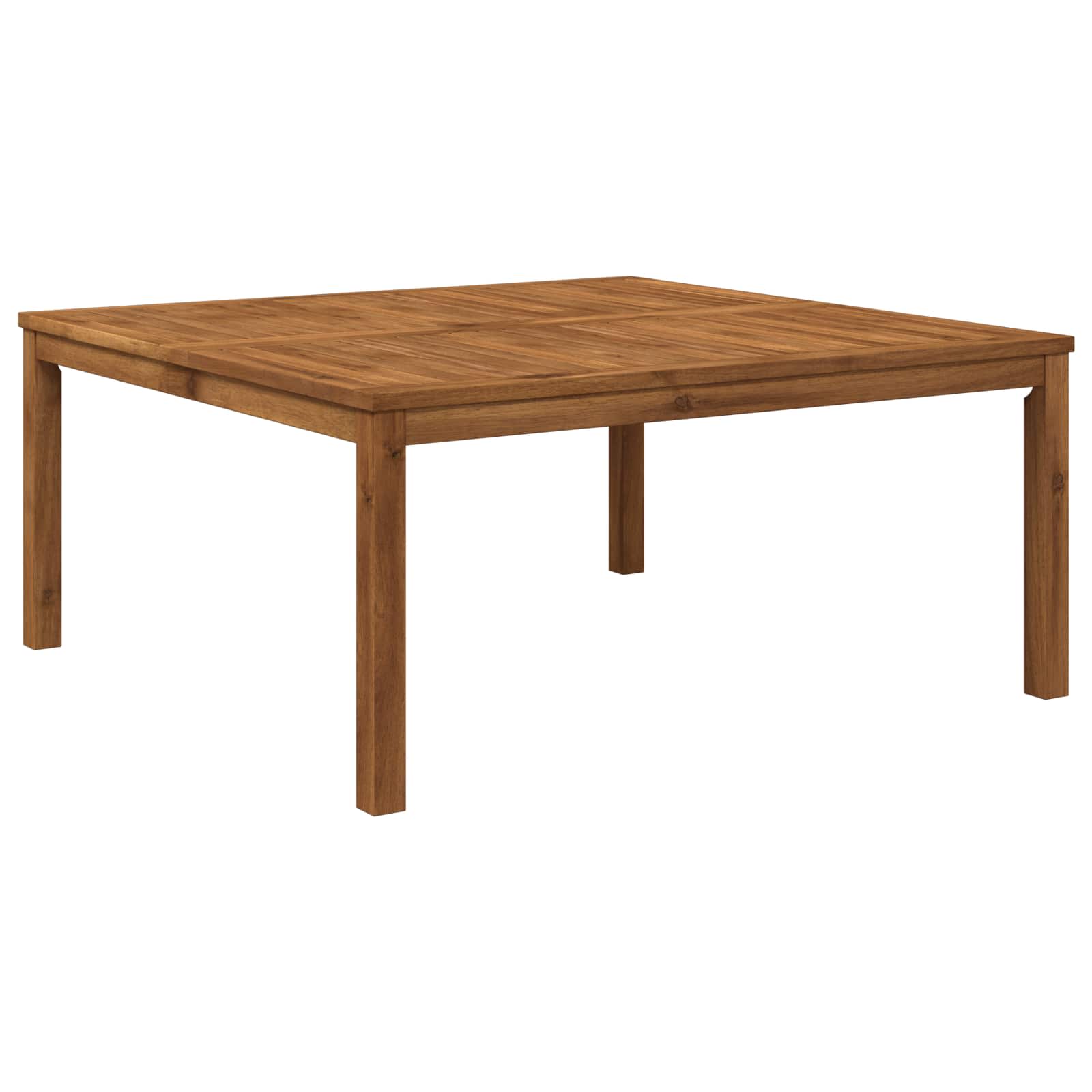 Coffee Table Natural 100 x 100.5 x 45 cm Solid Acacia Wood