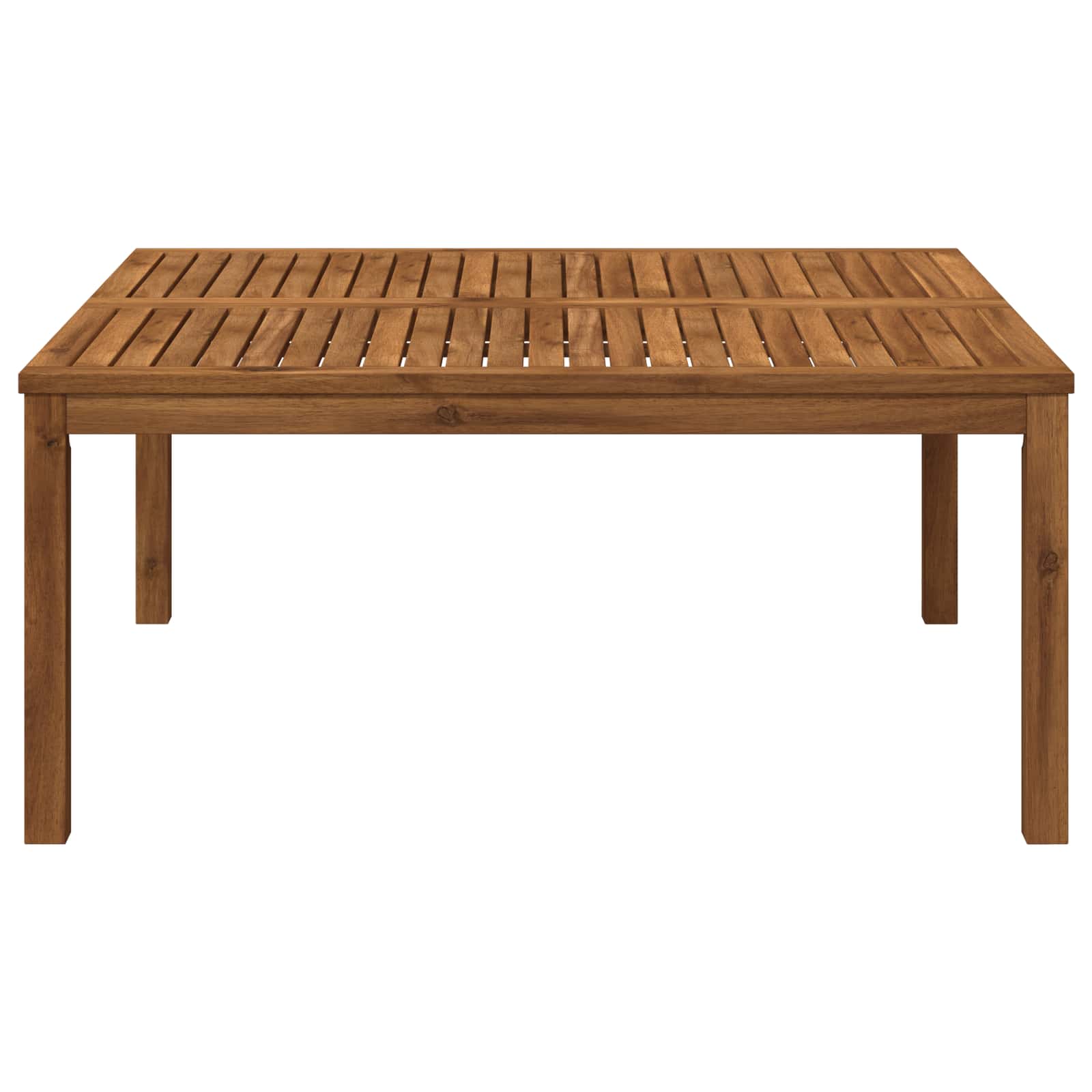 Coffee Table Natural 100 x 100.5 x 45 cm Solid Acacia Wood