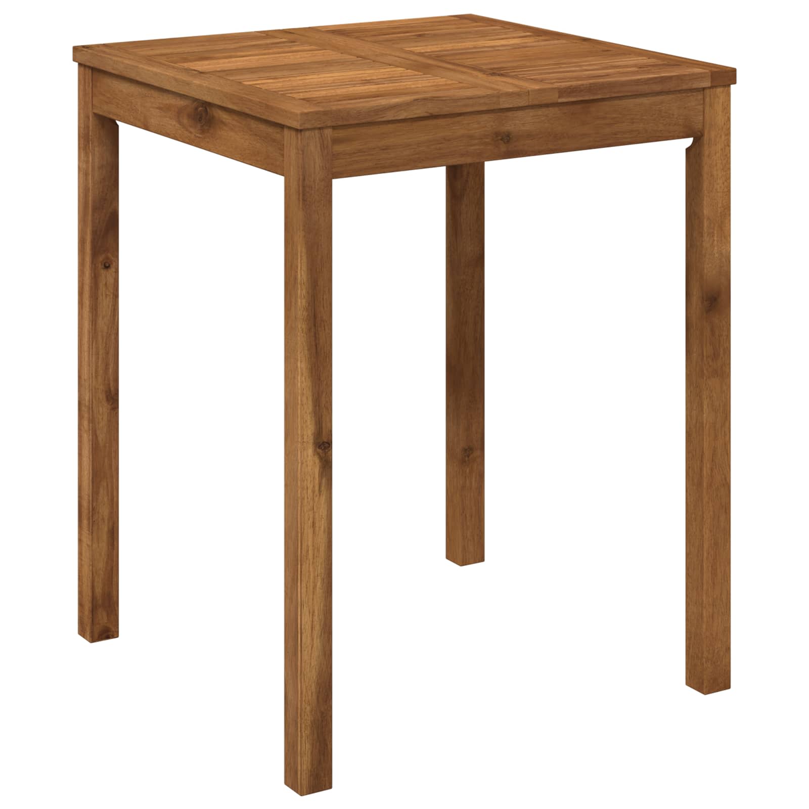 Garden Dinner Table Natural 60 x 60.5 x 75 cm Solid Acacia Wood