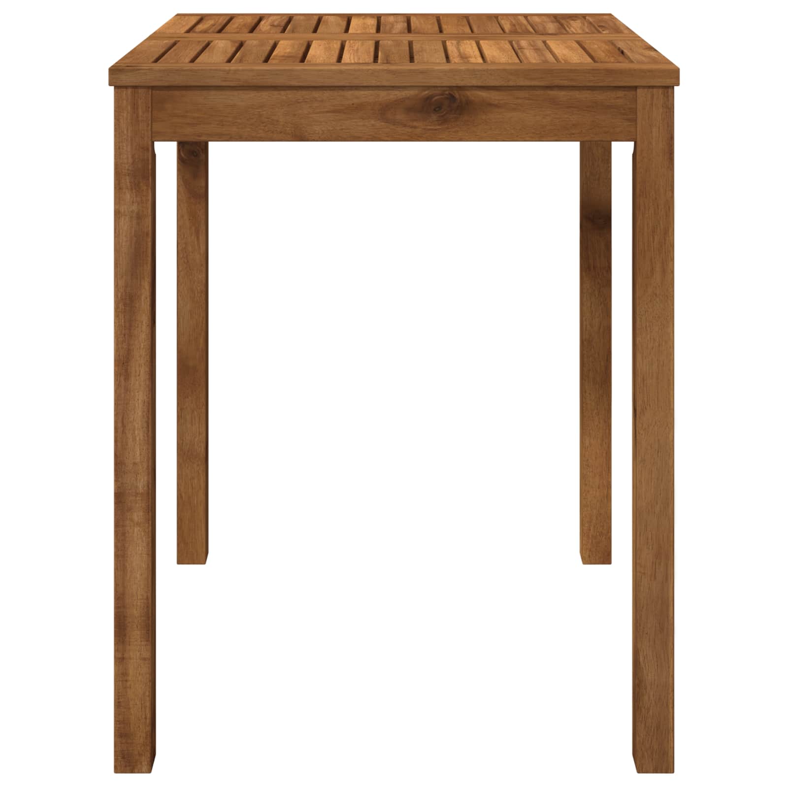 Garden Dinner Table Natural 60 x 60.5 x 75 cm Solid Acacia Wood