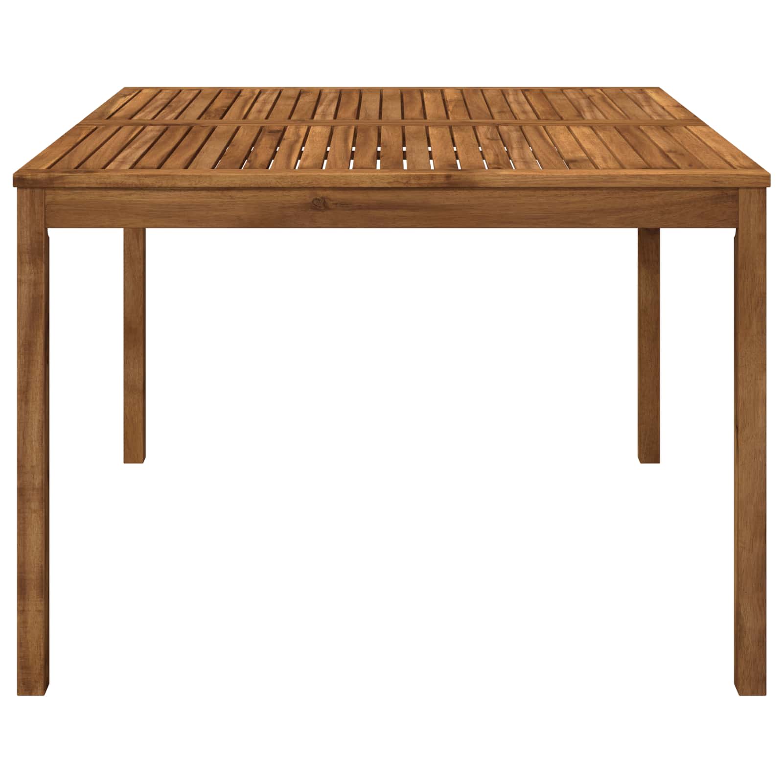 Garden Dinner Table Natural 110 x 108.5 x 75 cm