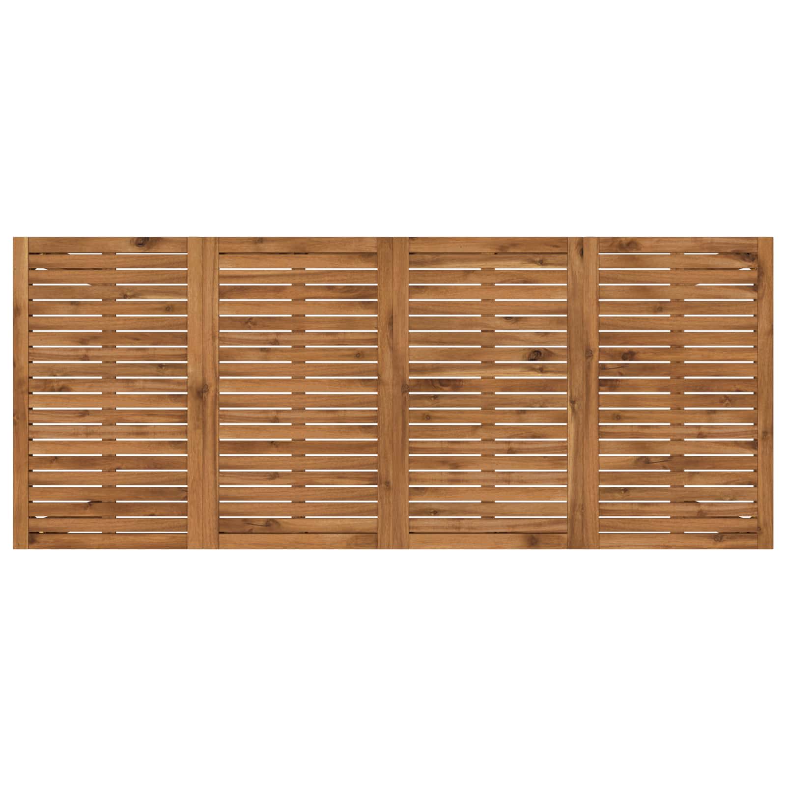 Garden Bar Table Natural 196 x 80.5 x 105 cm Solid Acacia Wood