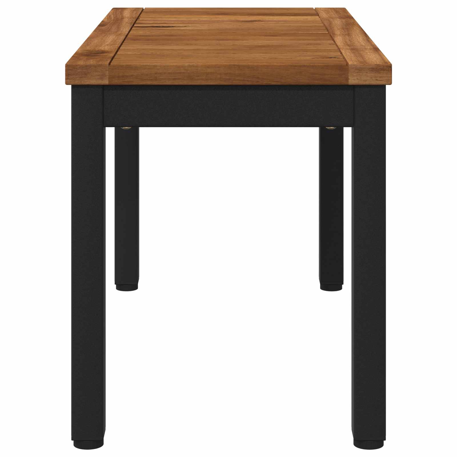 Coffee Table Natural and Black 60.5 x 30 x 36 cm