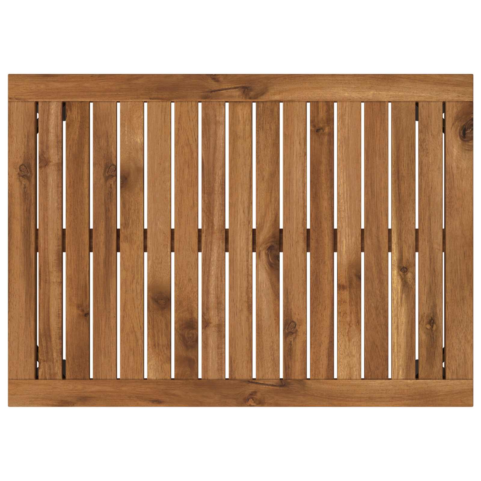 Coffee Table Natural and Black 50 x 68.5 x 36 cm