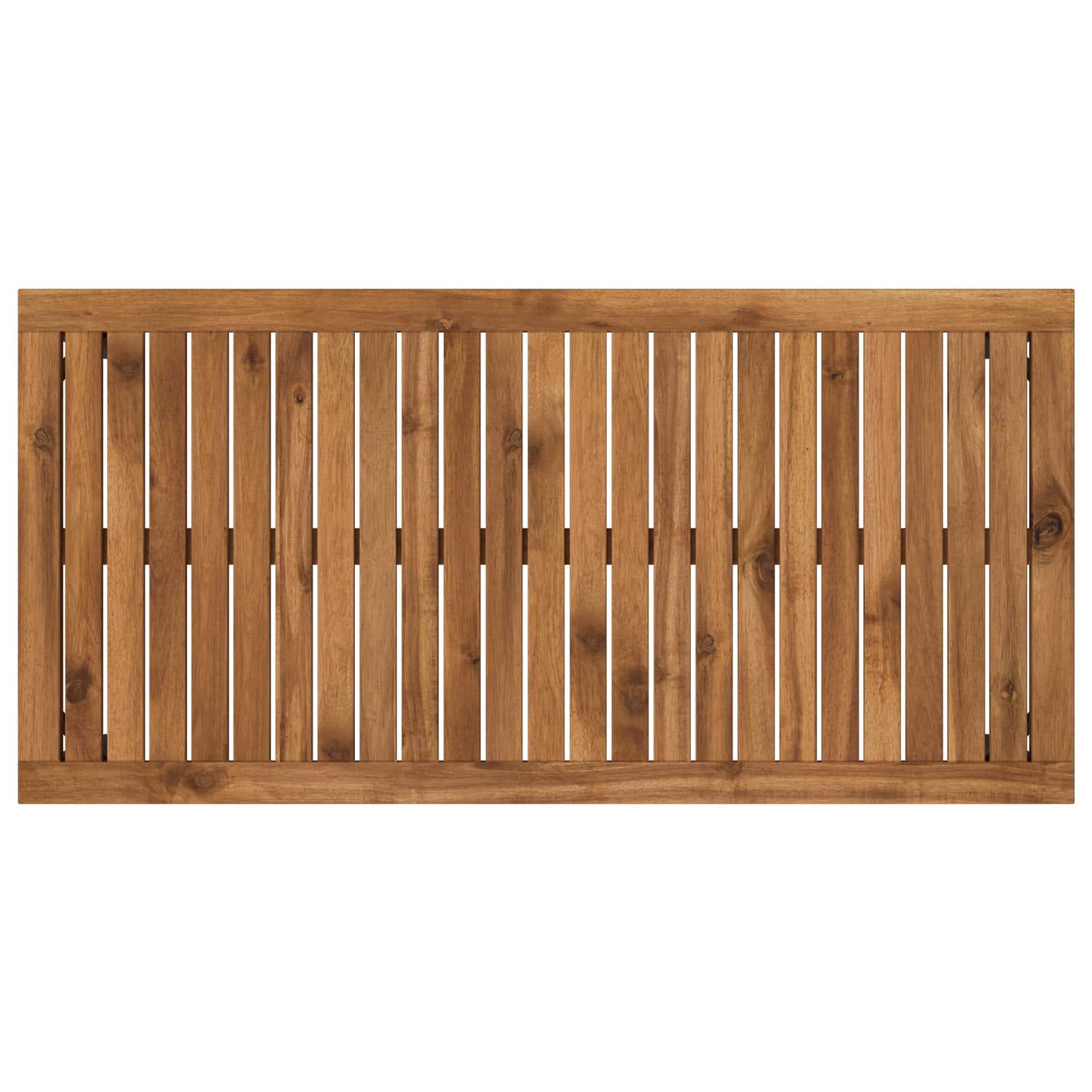 Coffee Table Natural and Black 50 x 100.5 x 45 cm