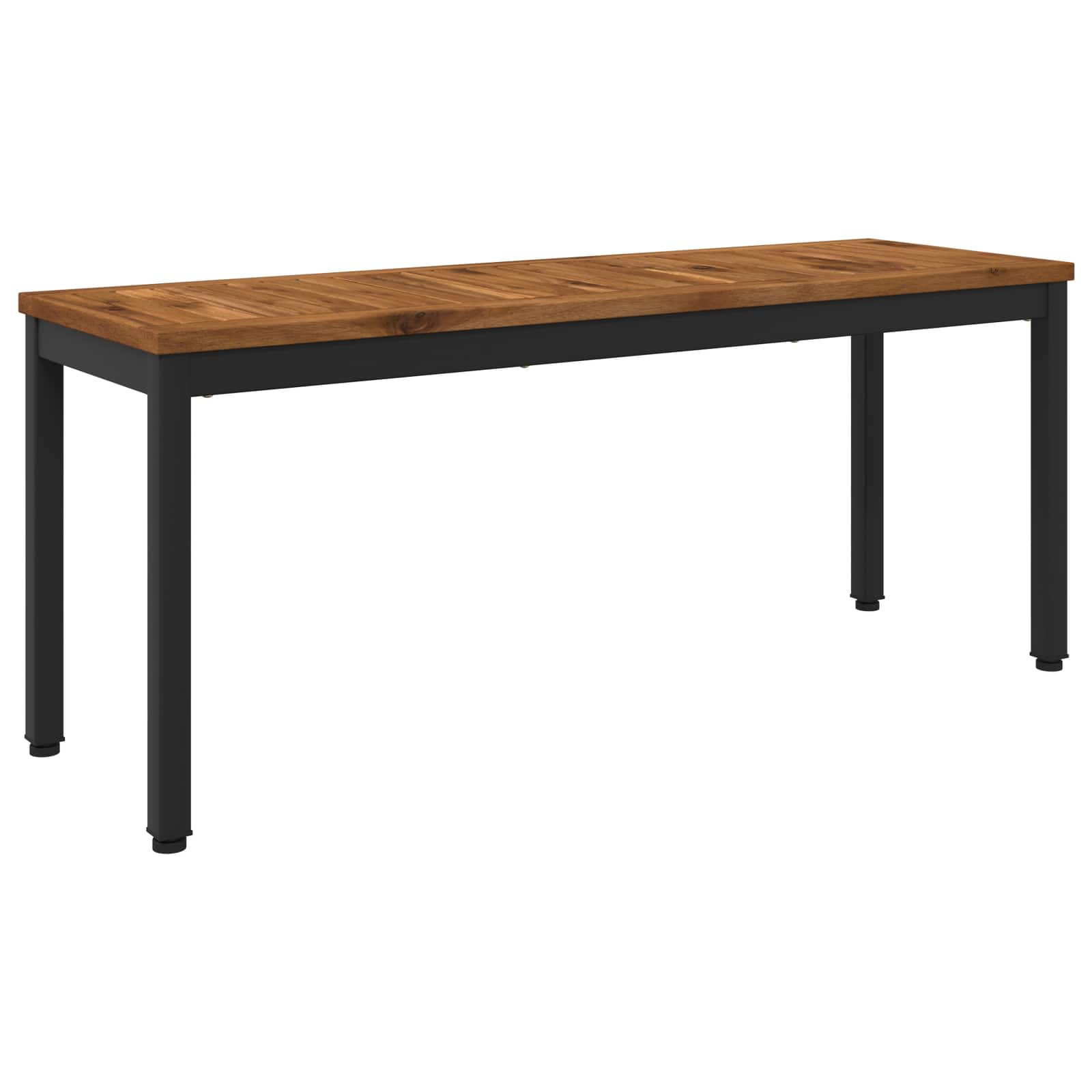Garden Bench 108.5 x 35 x 45 cm Solid Acacia Wood Rectangular