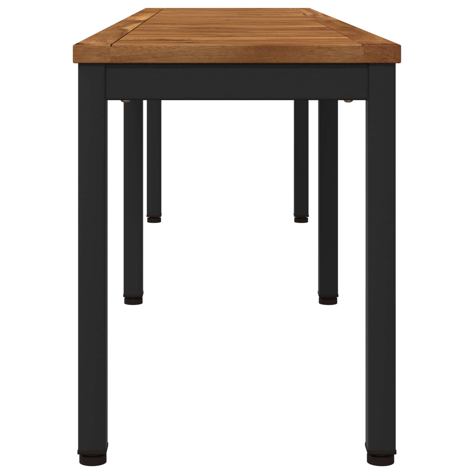 Garden Bench 161 x 35 x 45 cm Solid Acacia Wood Rectangular
