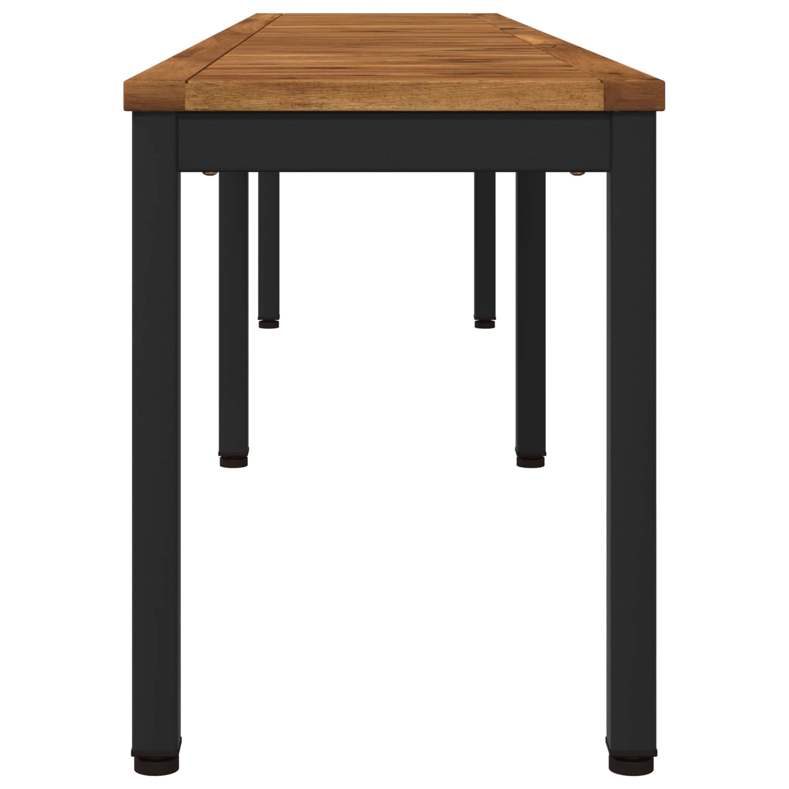 Garden Bench 201 x 35 x 45 cm Solid Acacia Wood Rectangular
