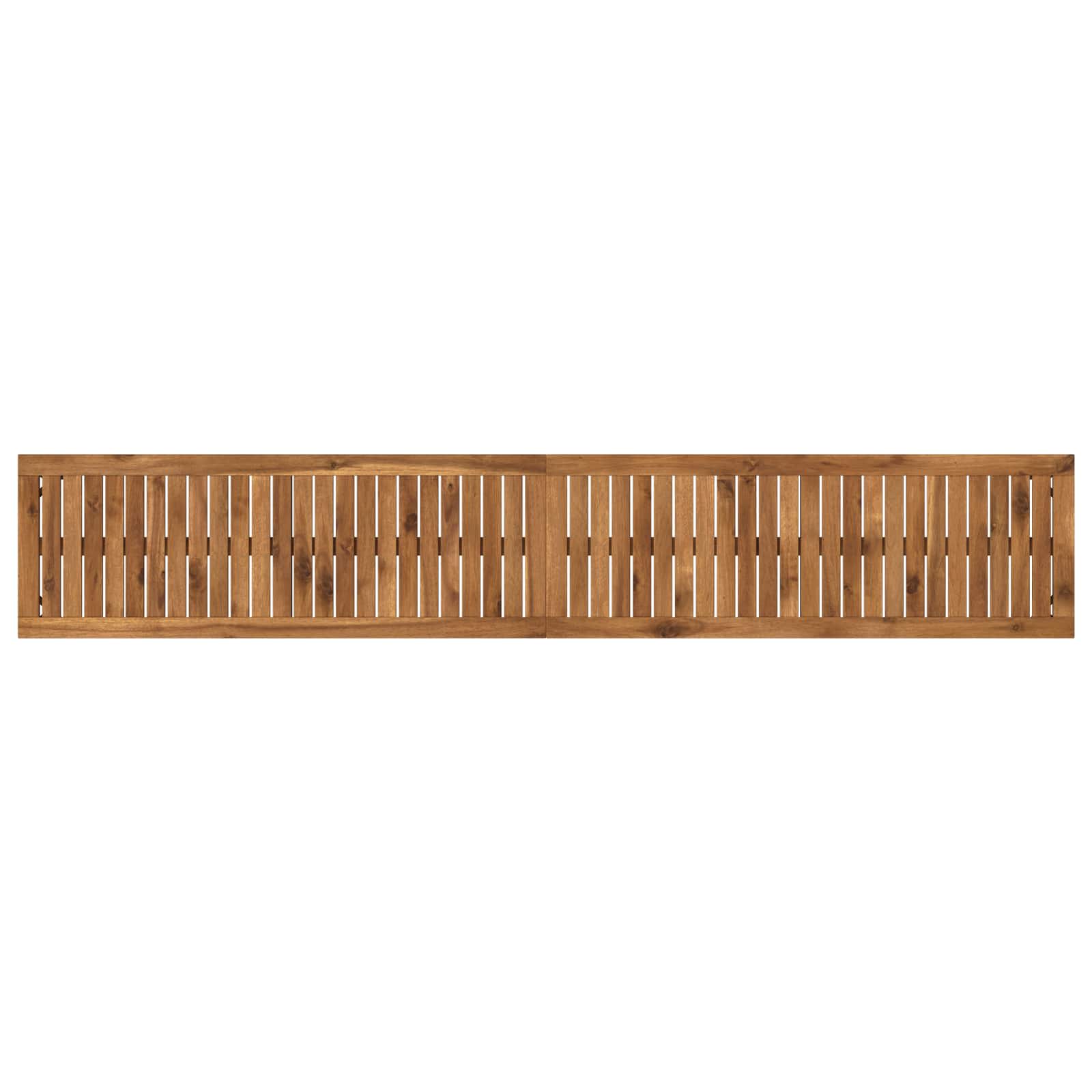 Garden Bench 201 x 35 x 45 cm Solid Acacia Wood Rectangular