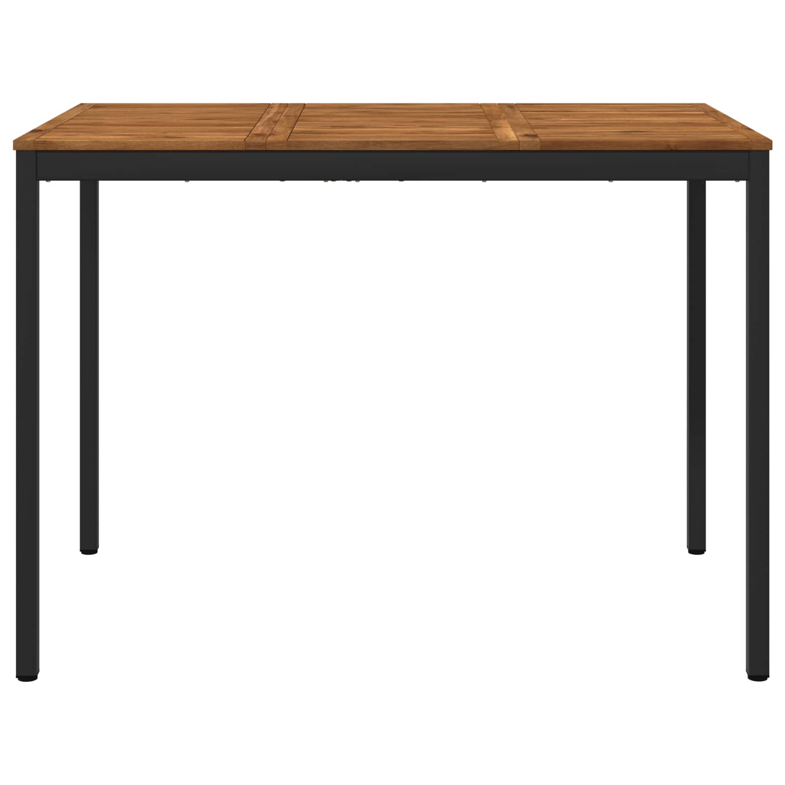 Garden Bar Table Natural and Black 147 x 88.5 x 105 cm