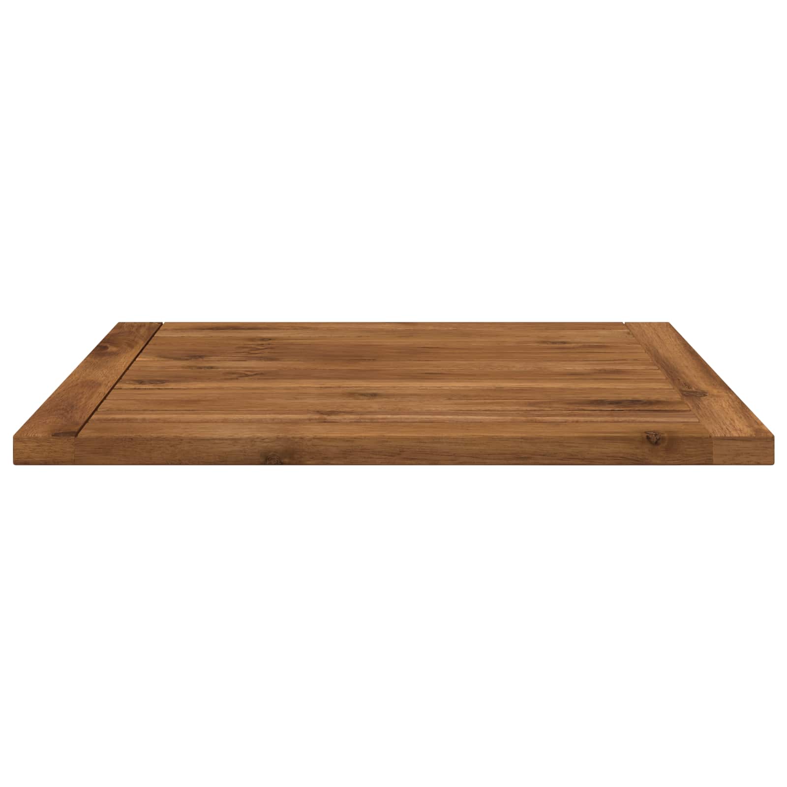 Table Top 48.5 x 49 x 2 cm Rectangular Solid Acacia Wood