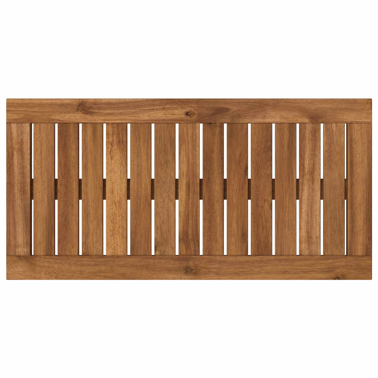 Table Top 60.5 x 30 x 2 cm Rectangular Solid Acacia Wood