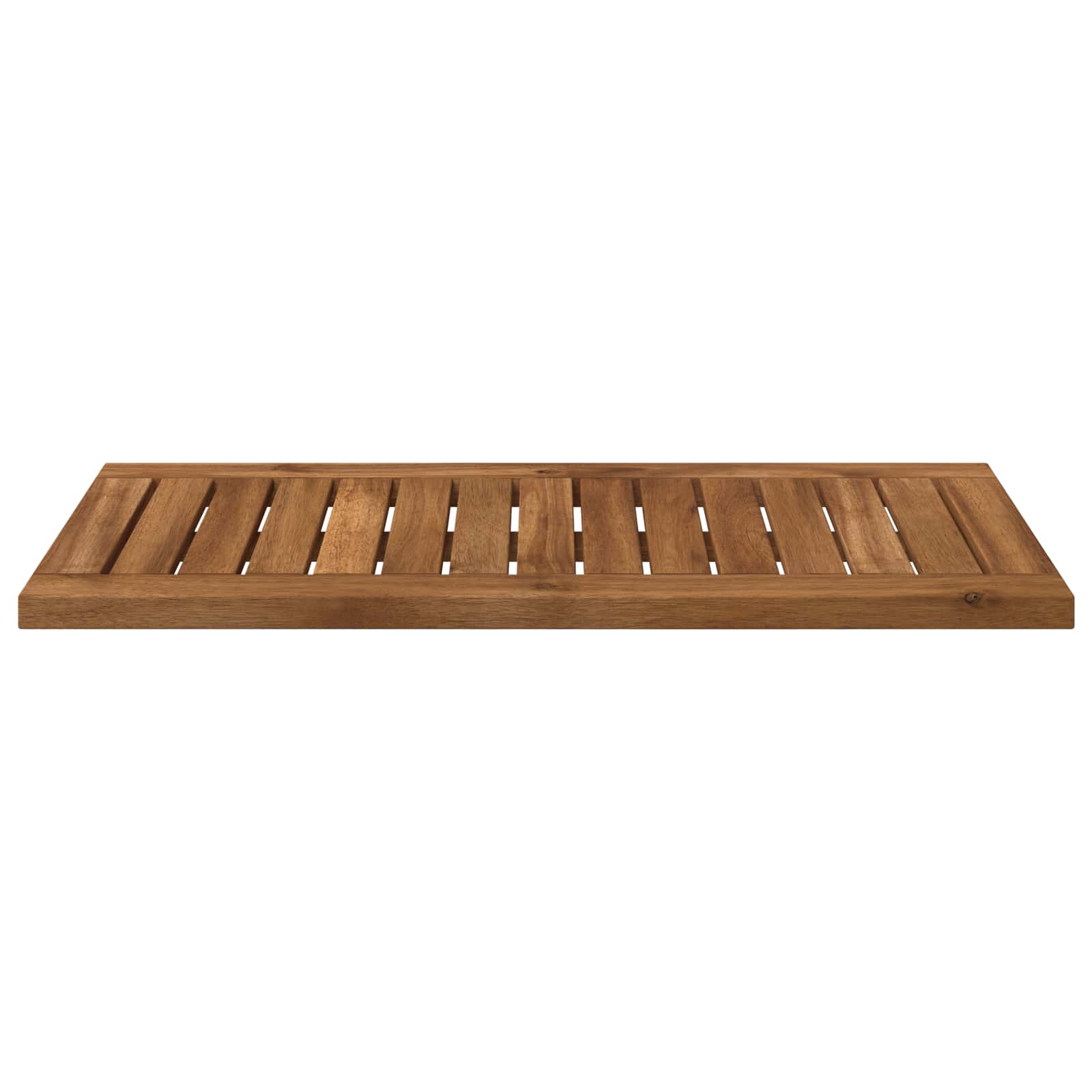 Table Top 60.5 x 30 x 2 cm Rectangular Solid Acacia Wood