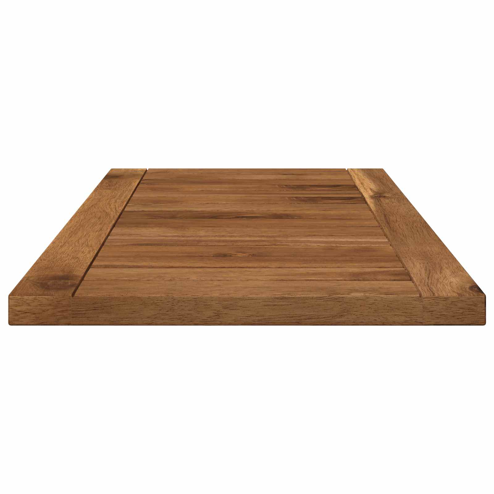 Table Top 60.5 x 30 x 2 cm Rectangular Solid Acacia Wood