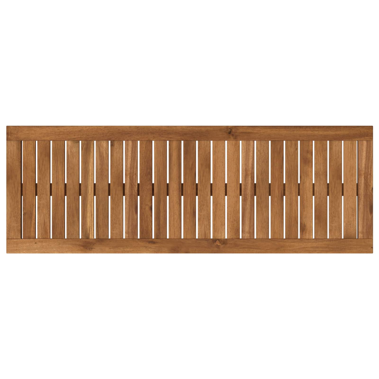 Table Top 100.5 x 35 x 2 cm Rectangular Solid Acacia Wood