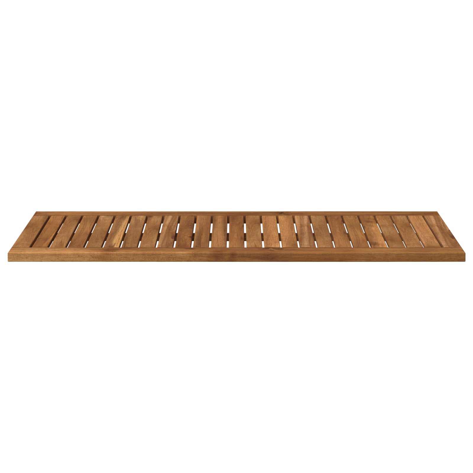 Table Top 100.5 x 35 x 2 cm Rectangular Solid Acacia Wood