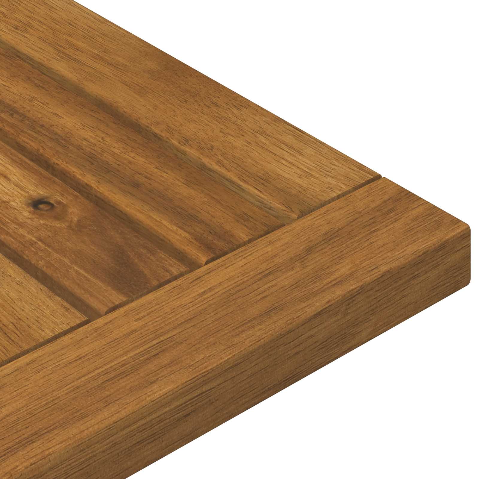 Table Top 80.5 x 49 x 2 cm Rectangular Solid Acacia Wood