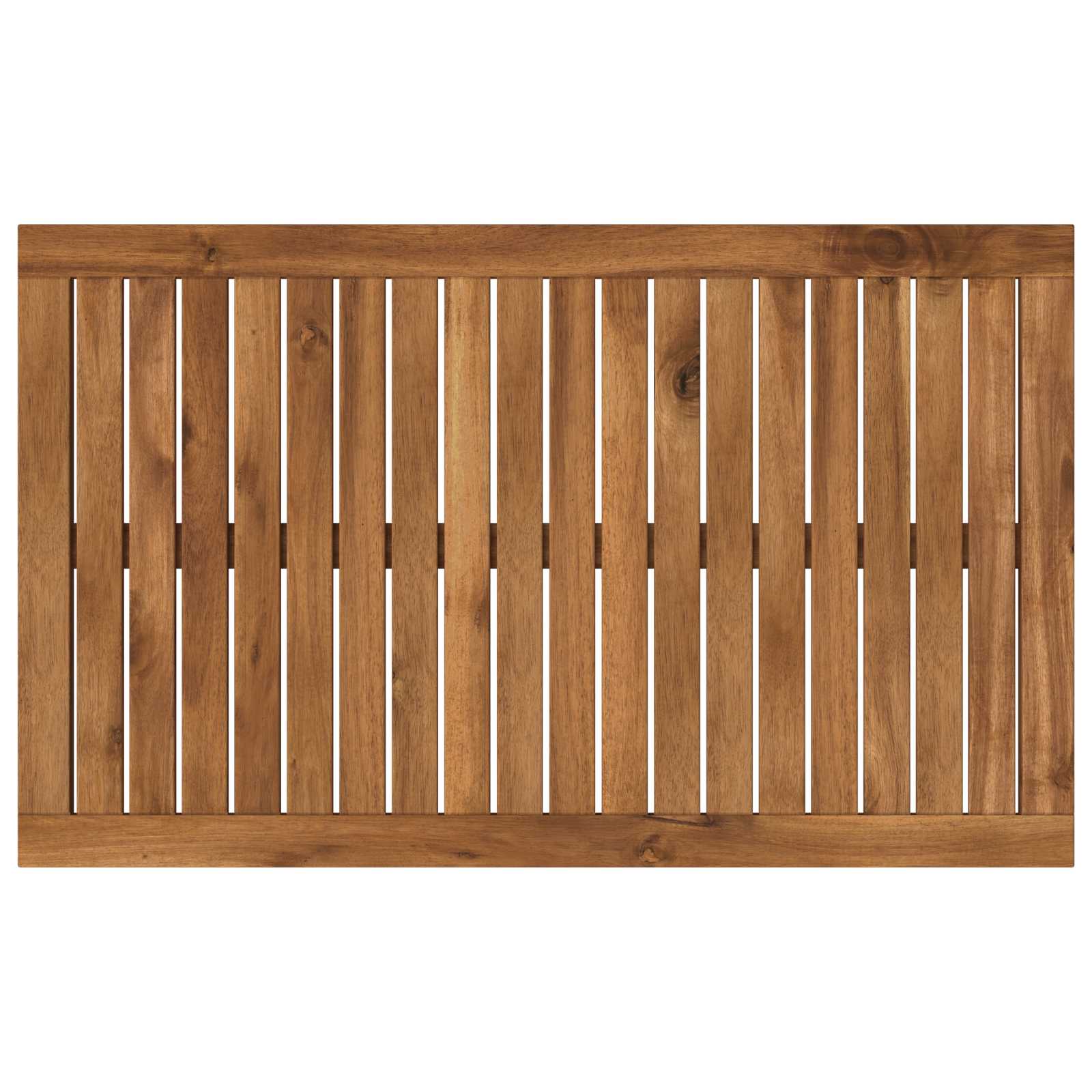 Table Top 80.5 x 49 x 2 cm Rectangular Solid Acacia Wood