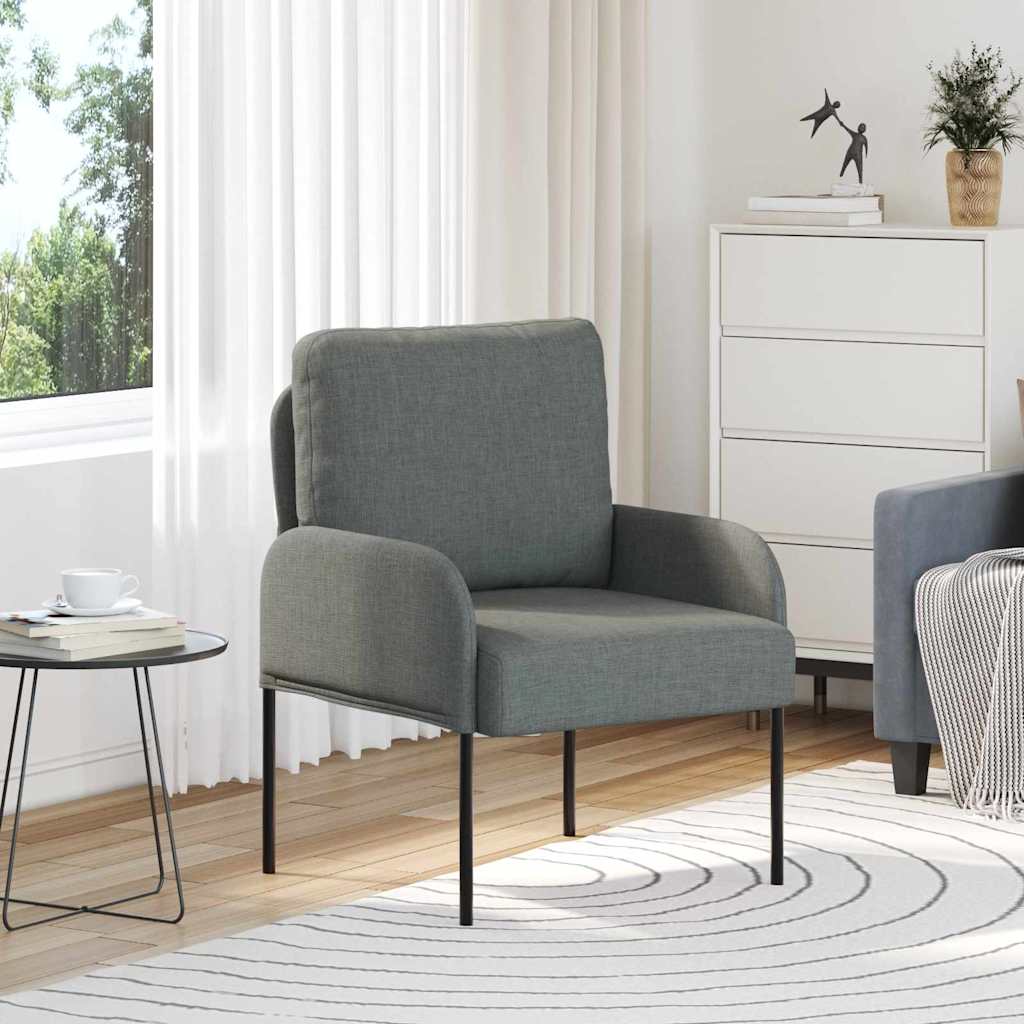 Sofas with Cushion 55cm Dark Grey Plywood