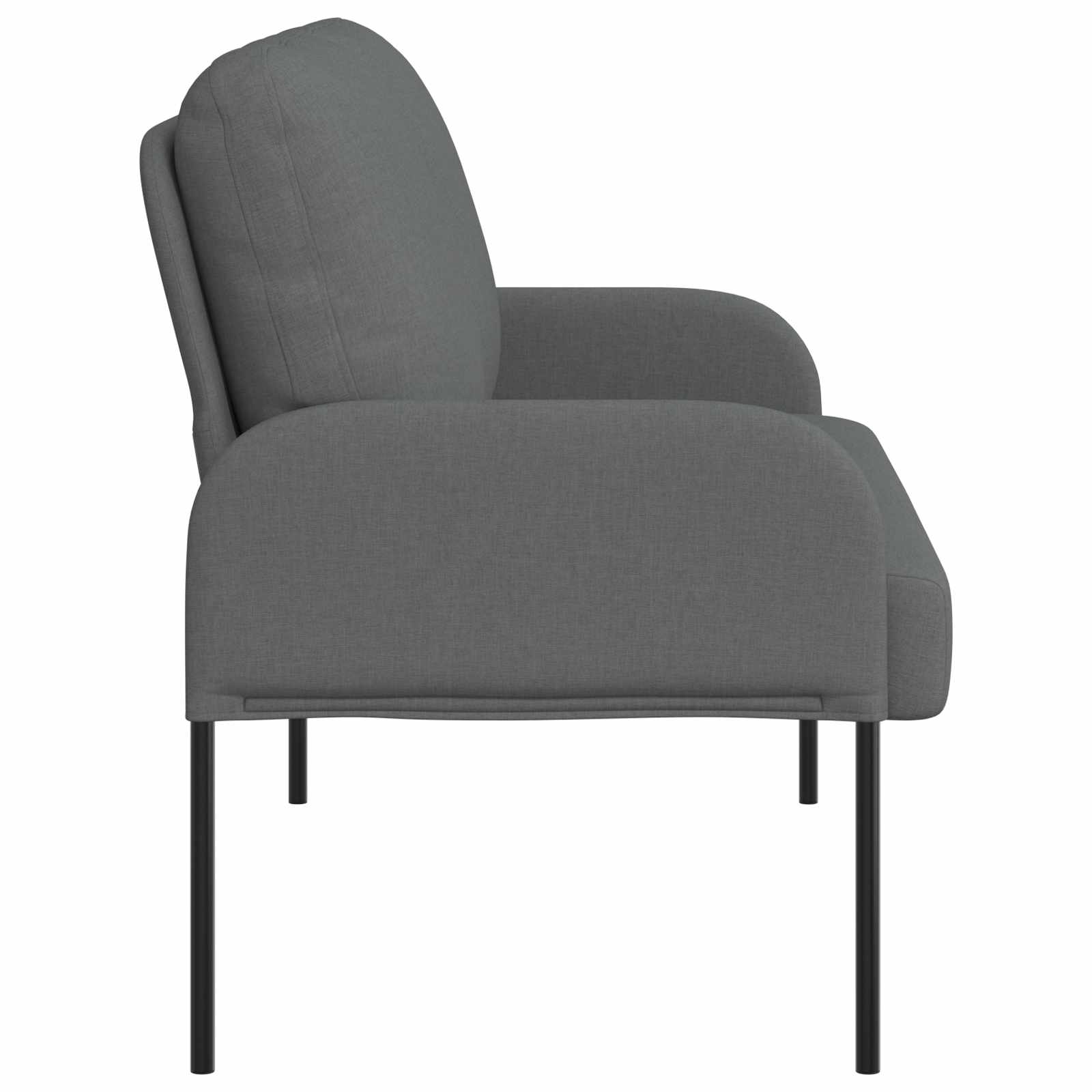 Sofas with Cushion 110cm Dark Grey Plywood