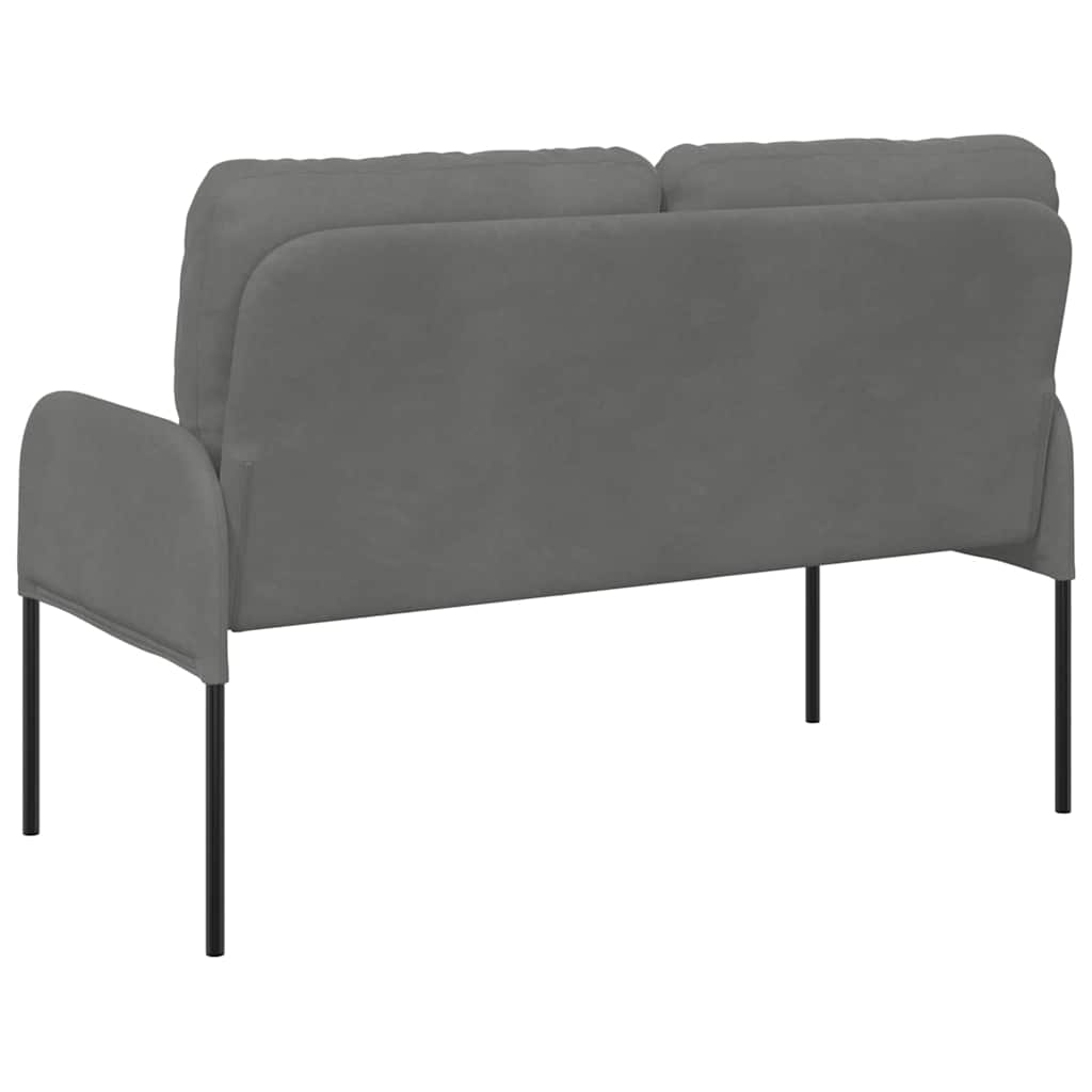 Sofas with Cushion 110cm Dark Grey Plywood