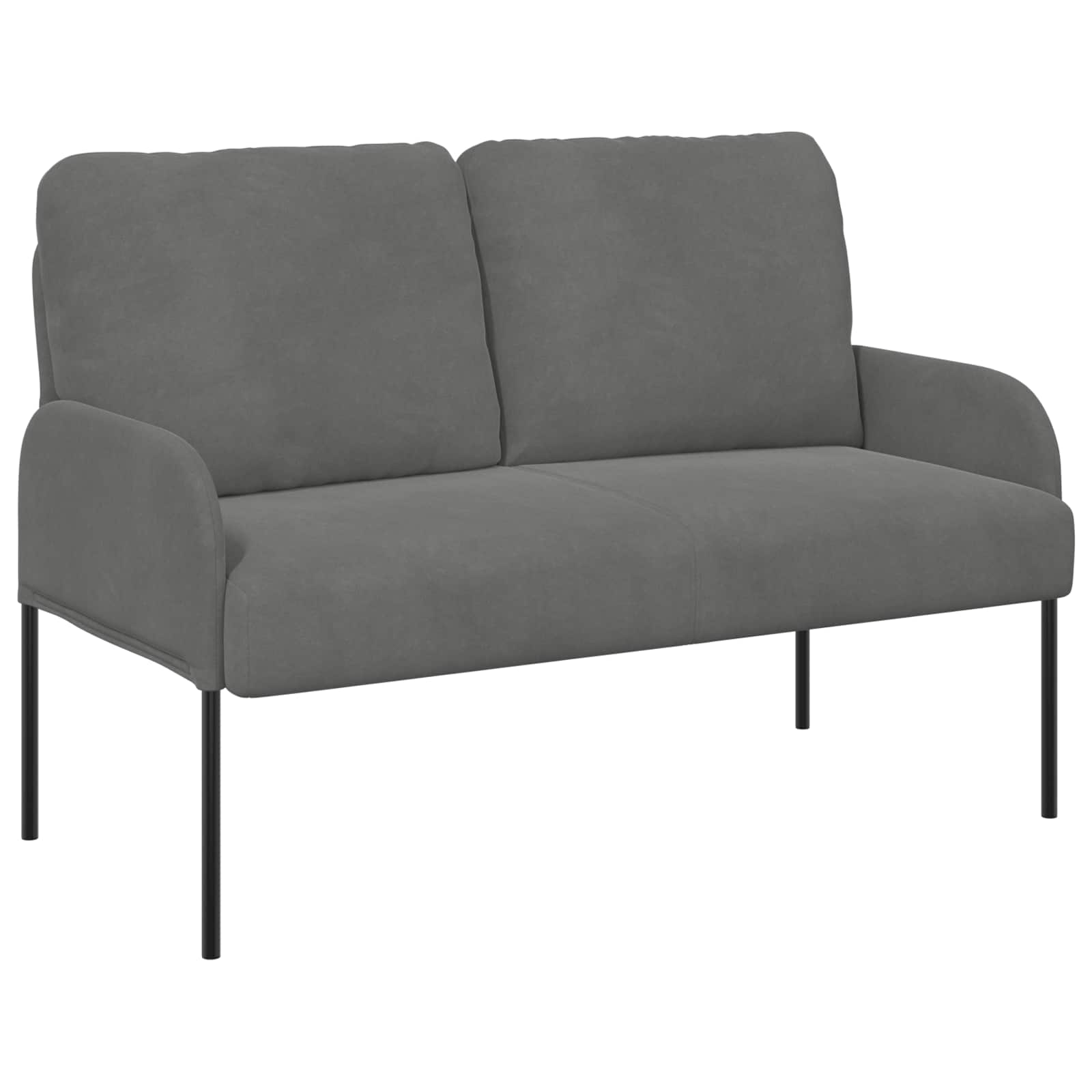 Sofa Sets with Cushion 3 pcs Dark Grey 115 x 56 x 80 cm Plywood
