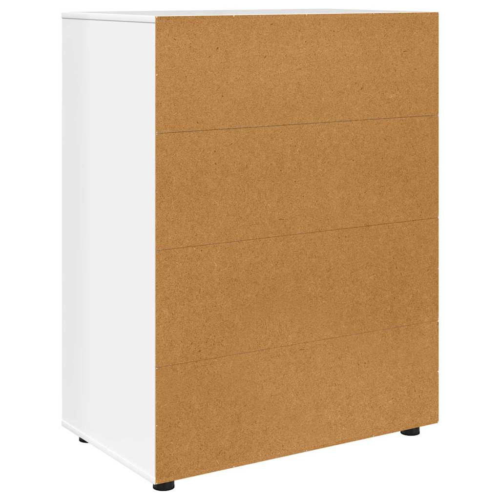 Storage Cabinets High Gloss White 80 x 48 x 105 cm
