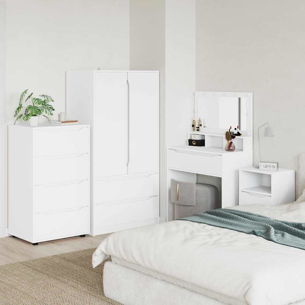 Storage Cabinets White 60 x 48 x 105 cm Engineered Wood