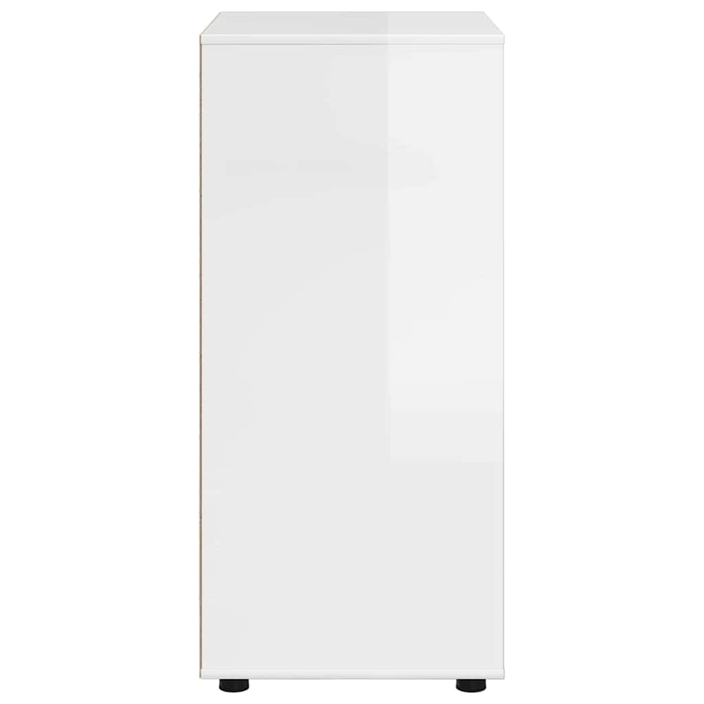 Storage Cabinets High Gloss White 60 x 48 x 105 cm