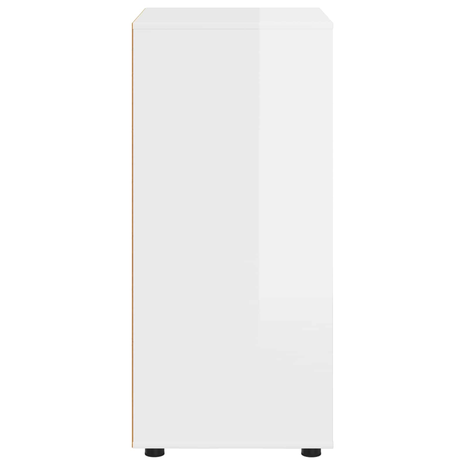 Storage Cabinets High Gloss White 60 x 48 x 105 cm