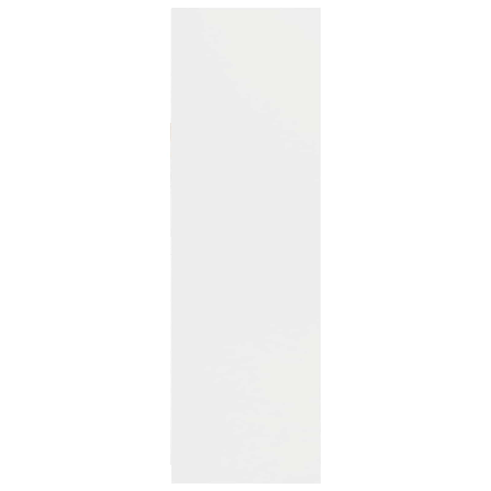 Wardrobe with Drawer White 79.5 x 49 x 156 cm Engineered Wood