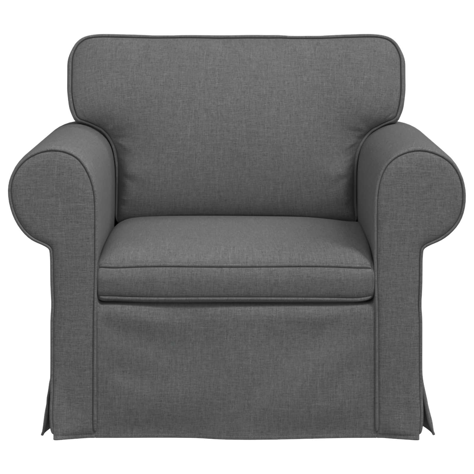 Sofa Dark Grey 95 x 82 x 80 cm Fabric