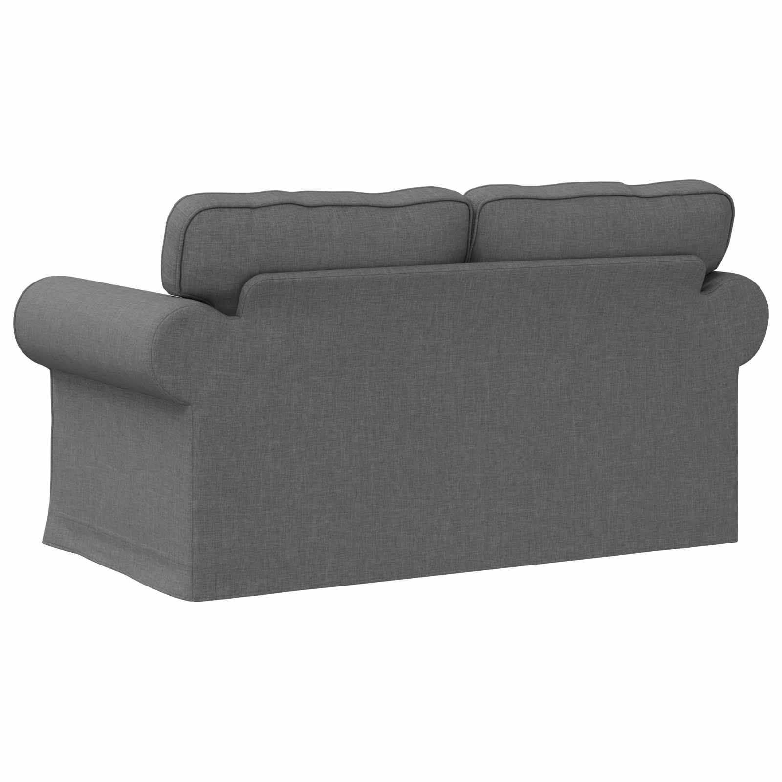Sofa Dark Grey 155 x 82 x 80 cm Fabric