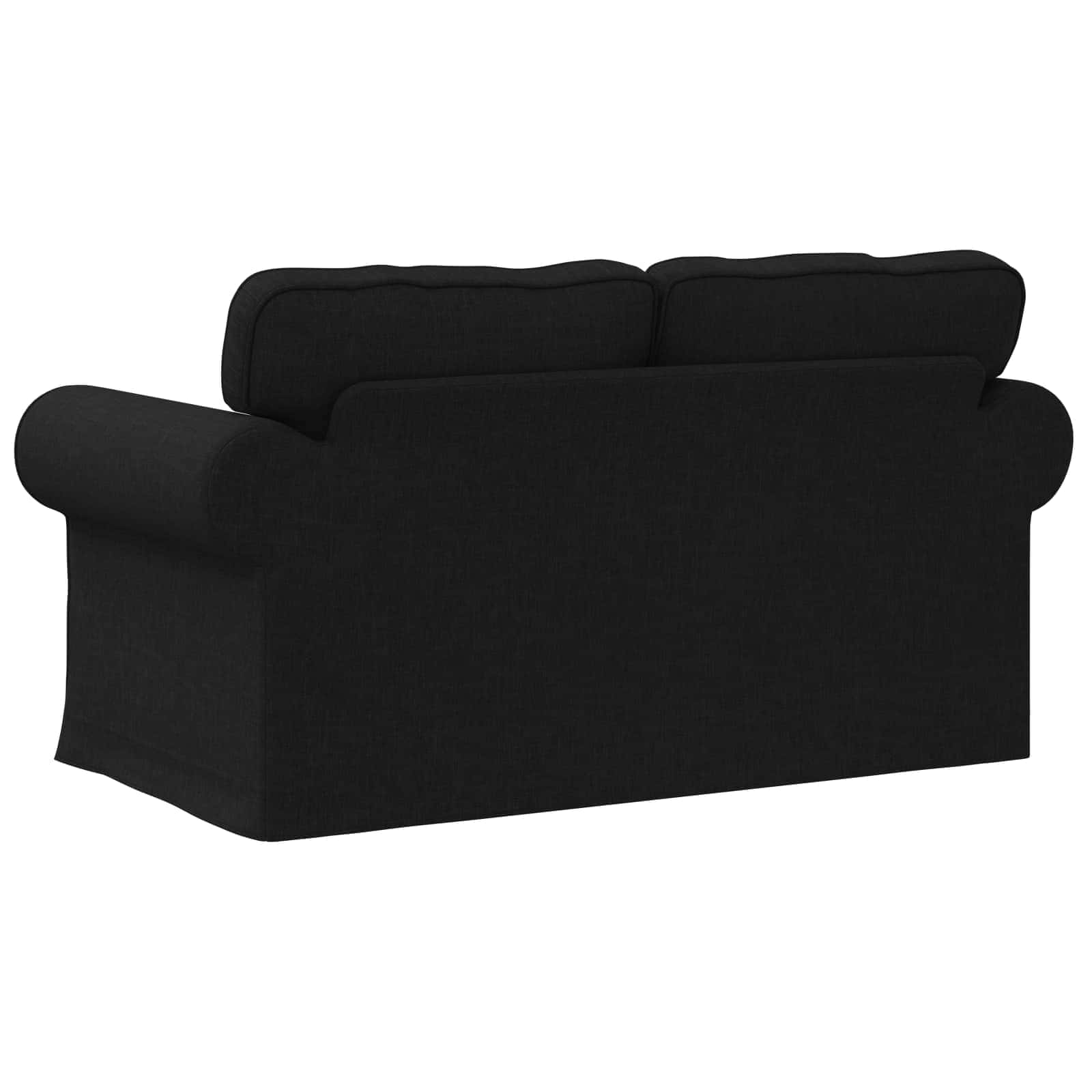 Sofa Black 155 x 82 x 80 cm Fabric