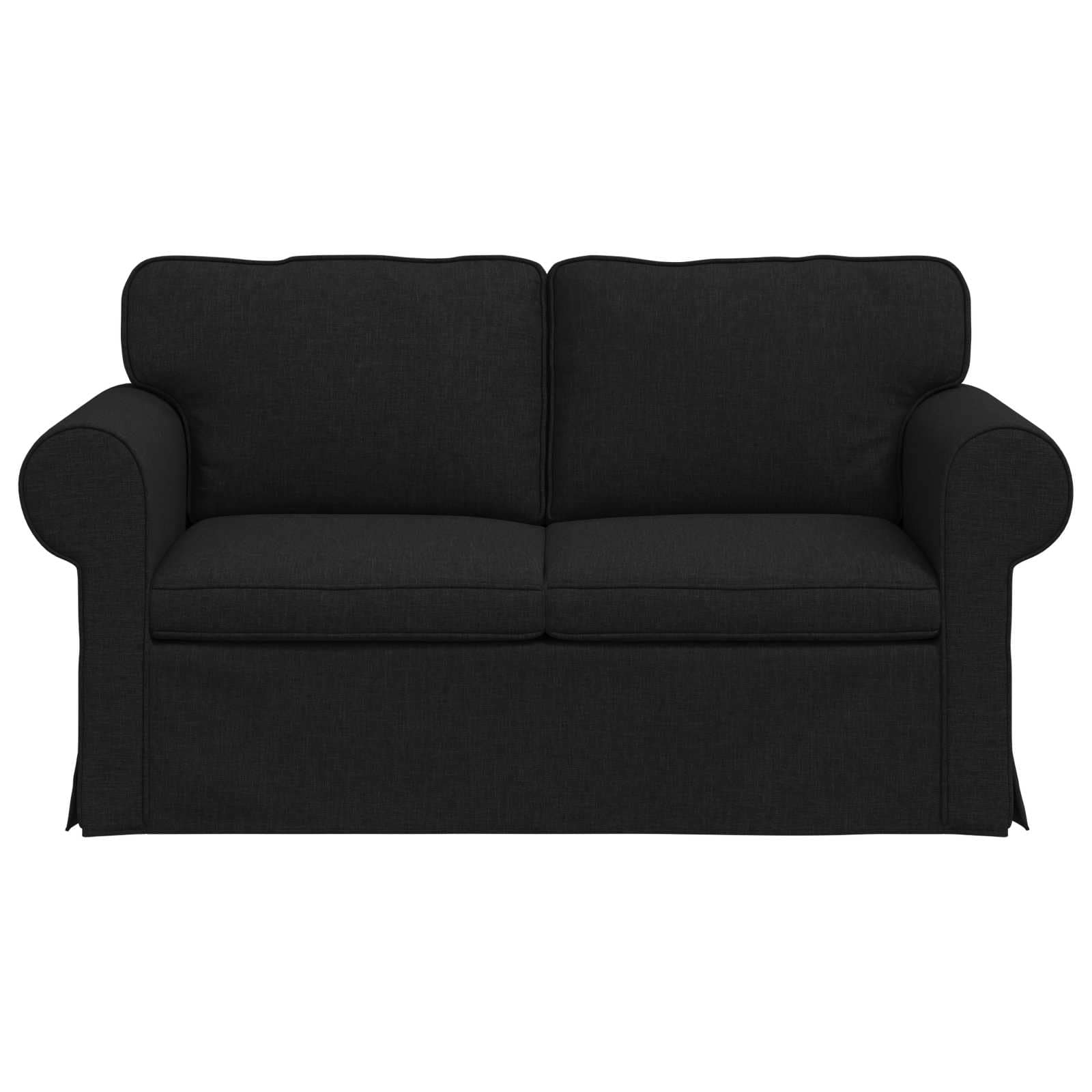 Sofa Black 155 x 82 x 80 cm Fabric