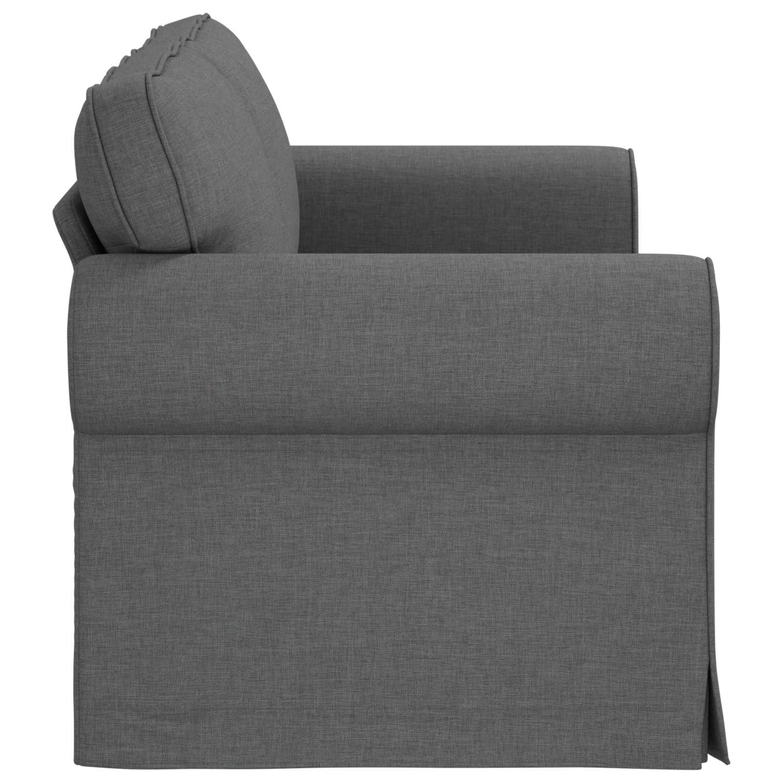 Sofa Dark Grey 175 x 82 x 80 cm Fabric