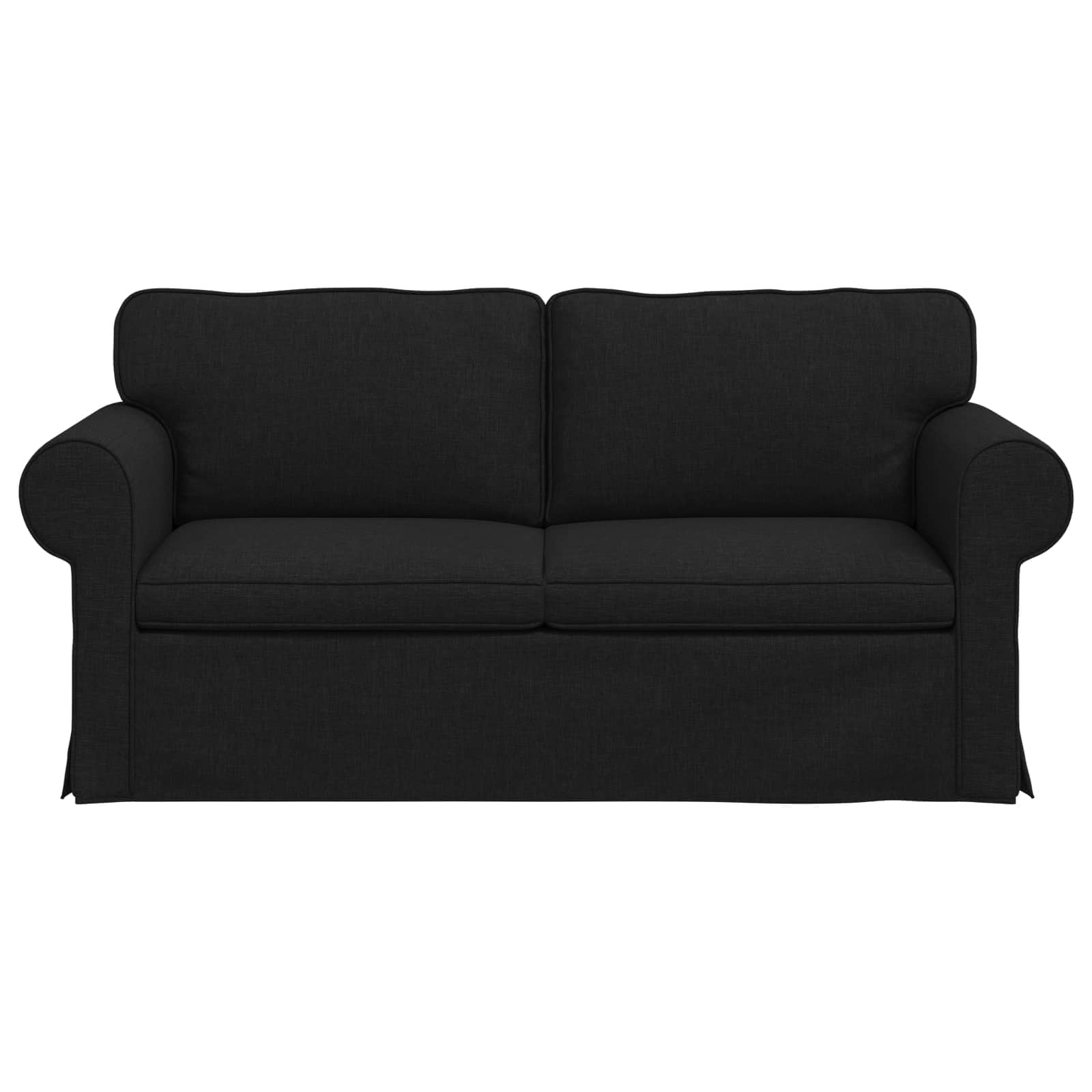 Sofa Black 175 x 82 x 80 cm Fabric