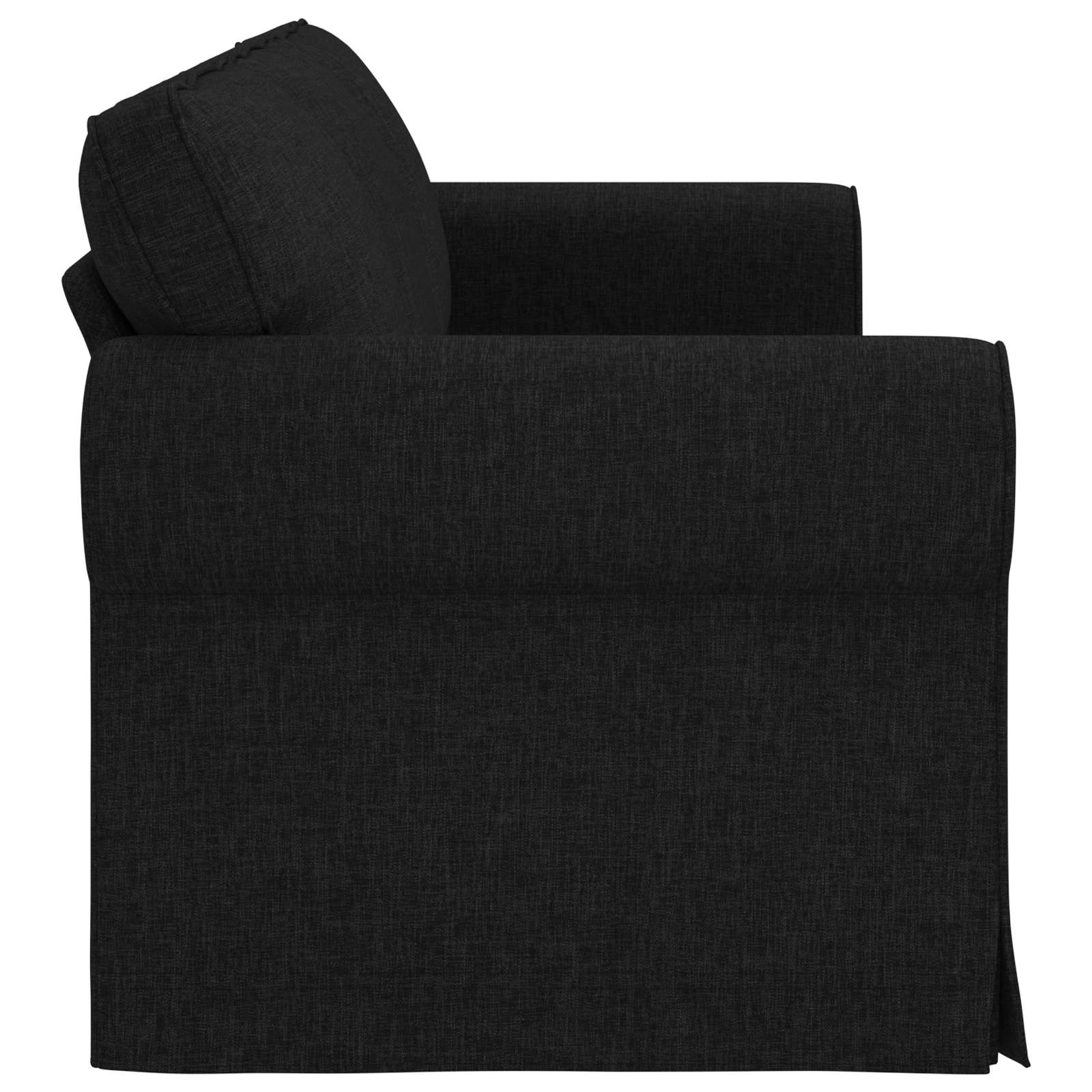Sofa Black 245 x 82 x 80 cm Fabric