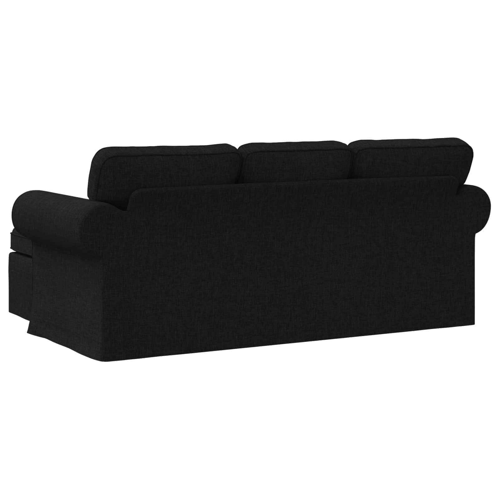 Sofa Black 195 x 138 x 80 cm Fabric