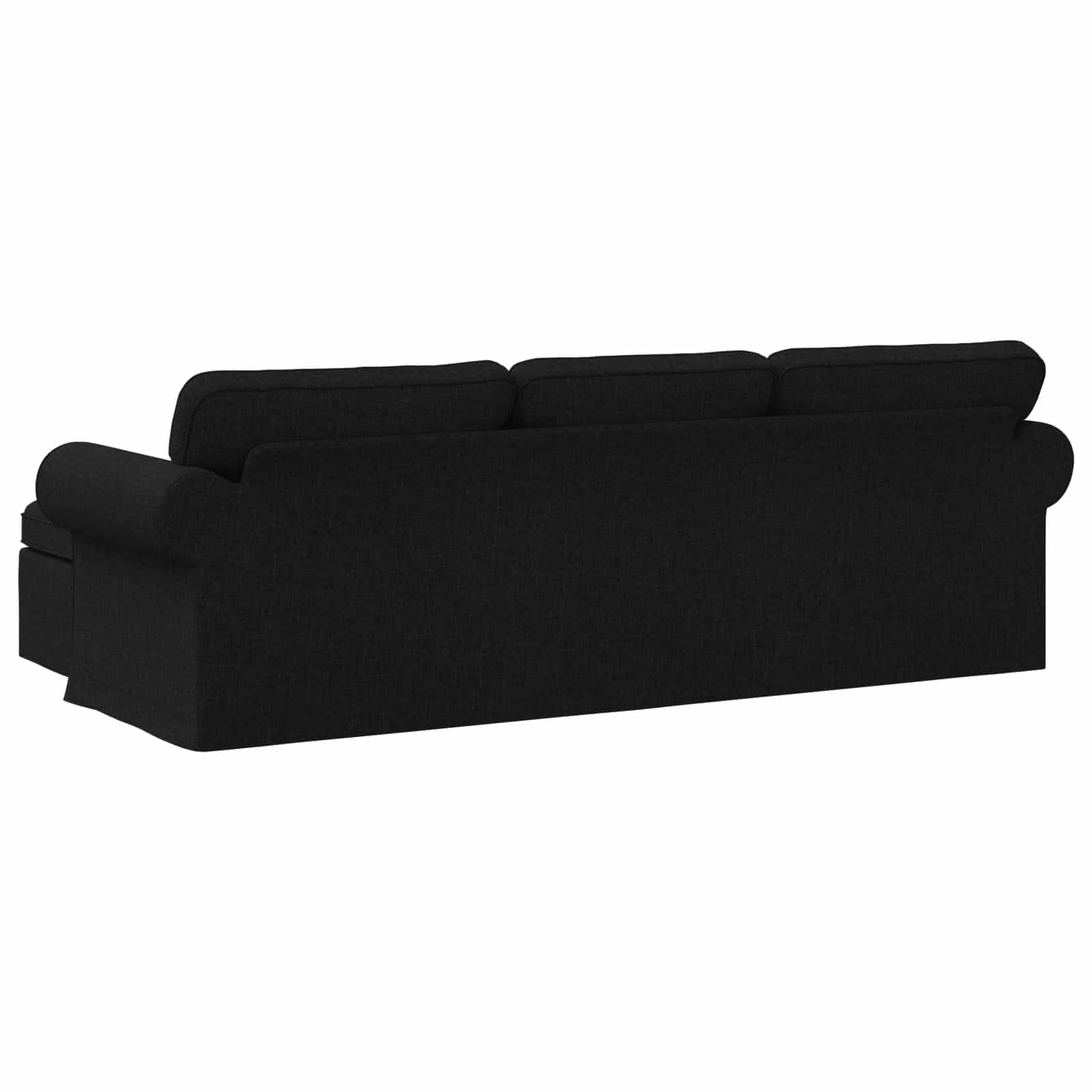 Sofa Black 245 x 138 x 80 cm Fabric