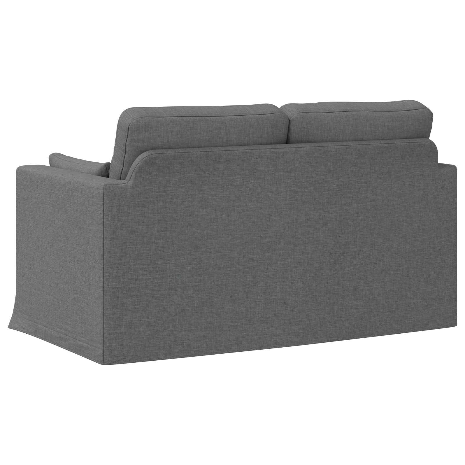 Sofa Dark Grey 139 x 78 x 80 cm Fabric