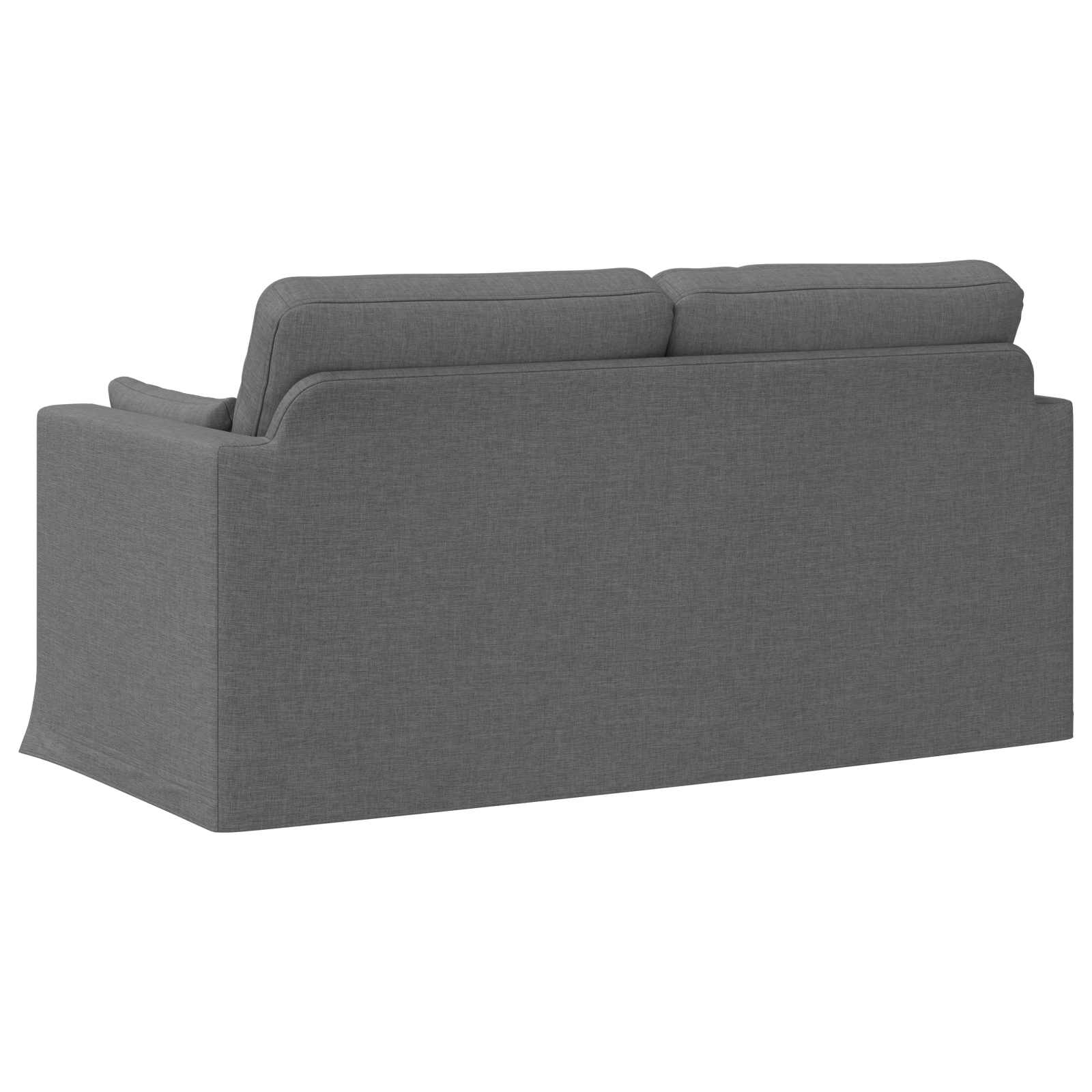 Sofa Dark Grey 158 x 78 x 80 cm Fabric