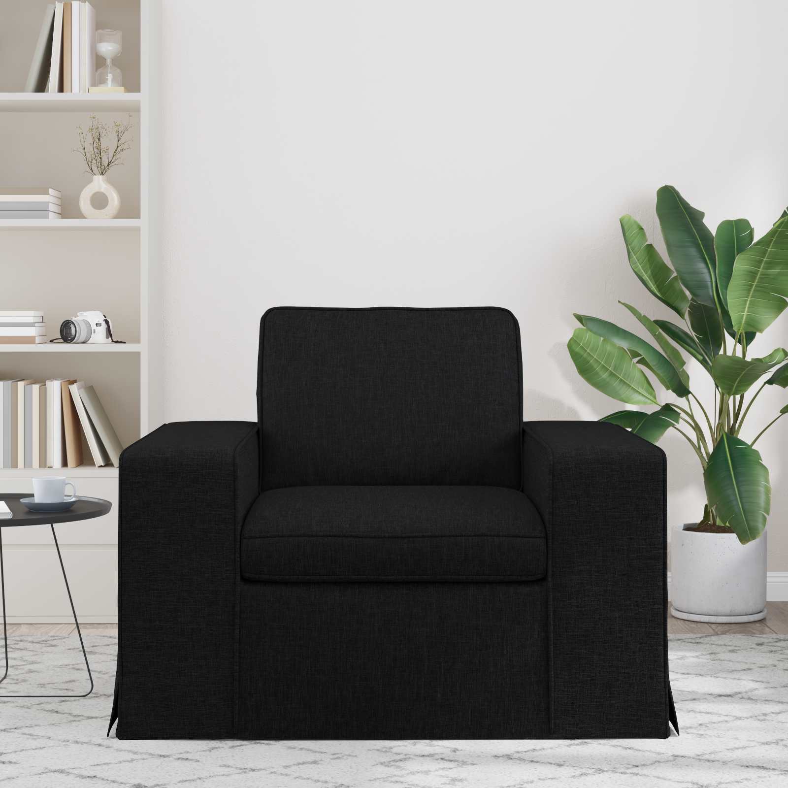 Sofa Black 103 x 80 x 82 cm Fabric