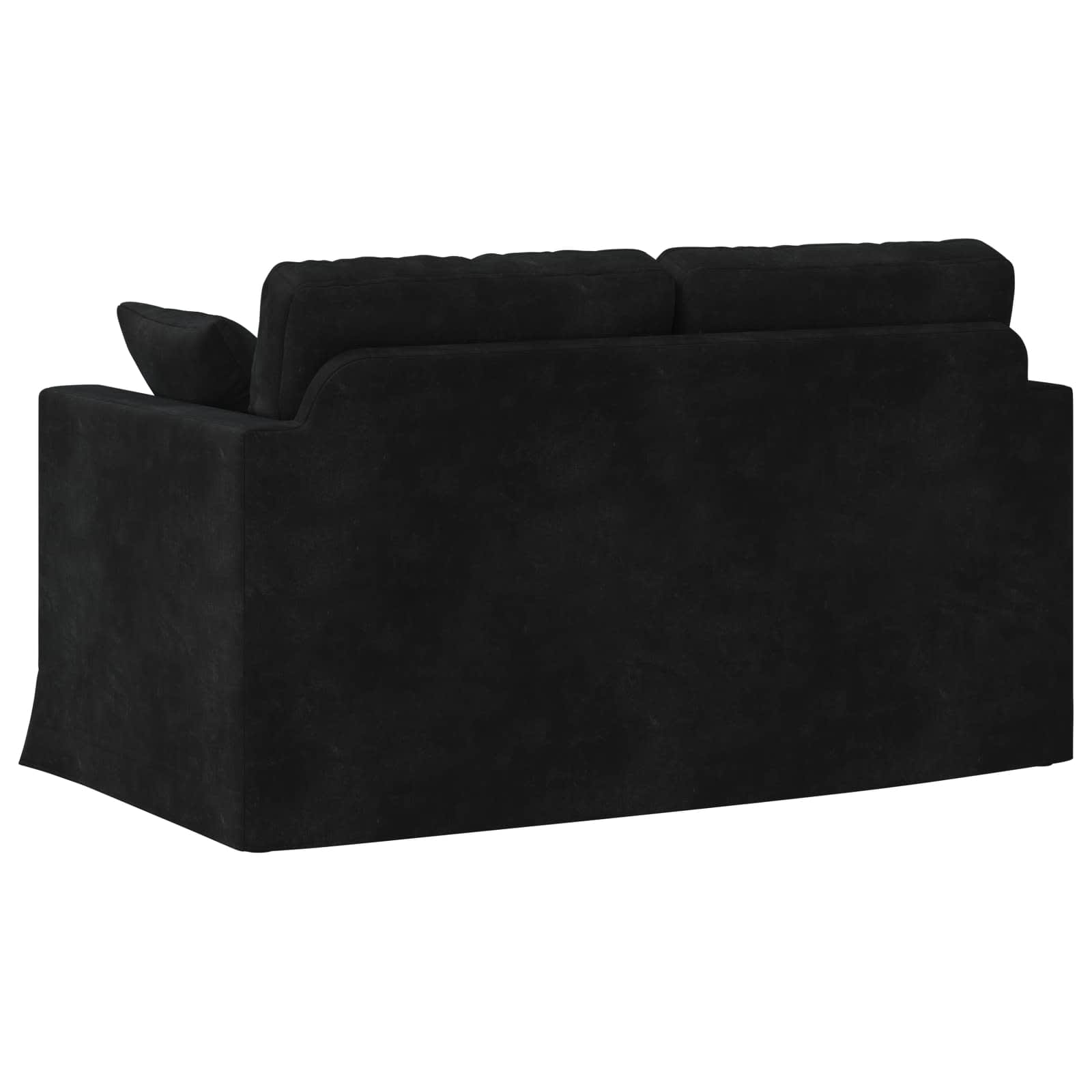 Sofa Black 138 x 78 x 80 cm Velvet